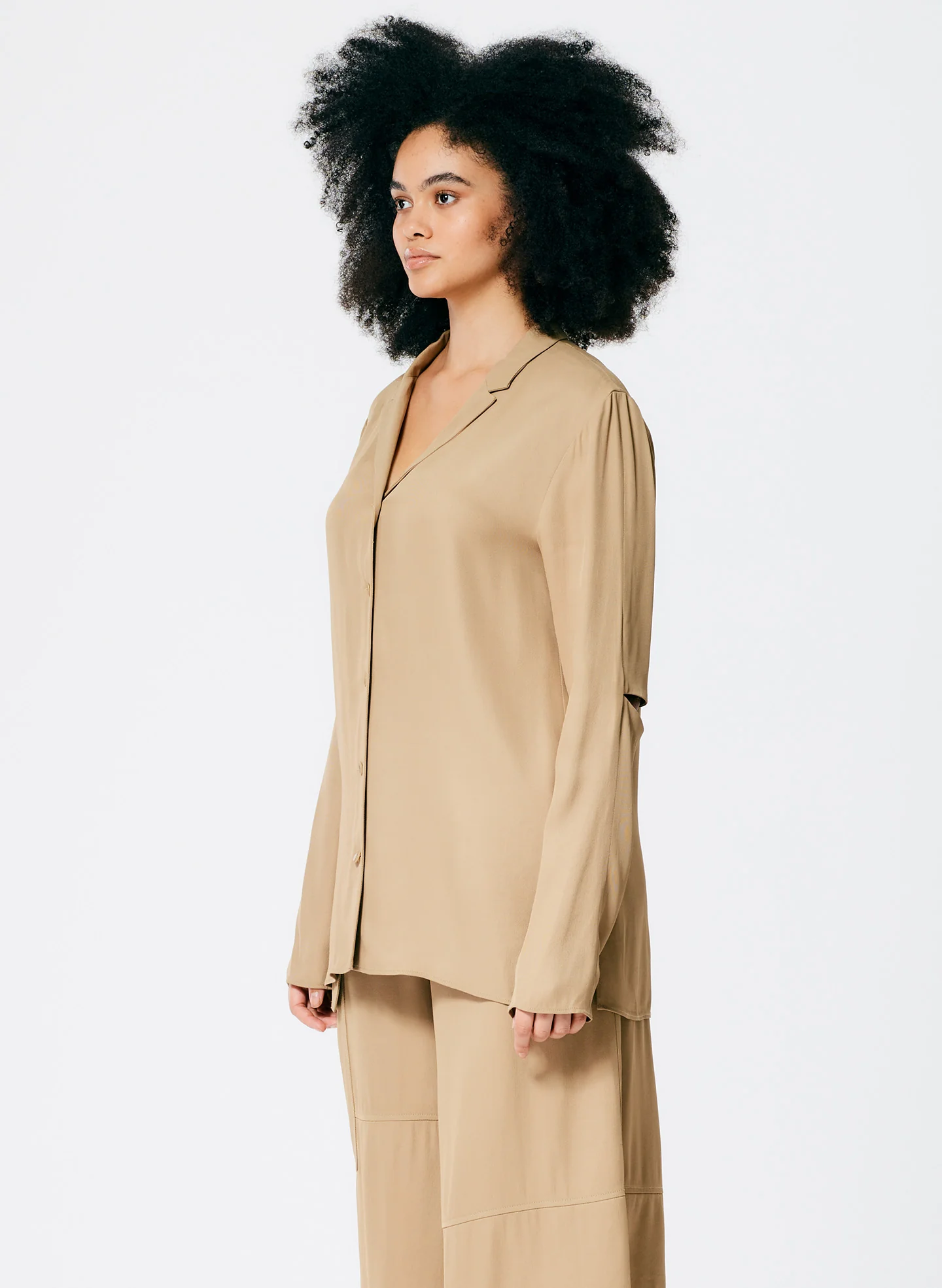 Eco Acetate Viscose Shirt Jacket - Image 4