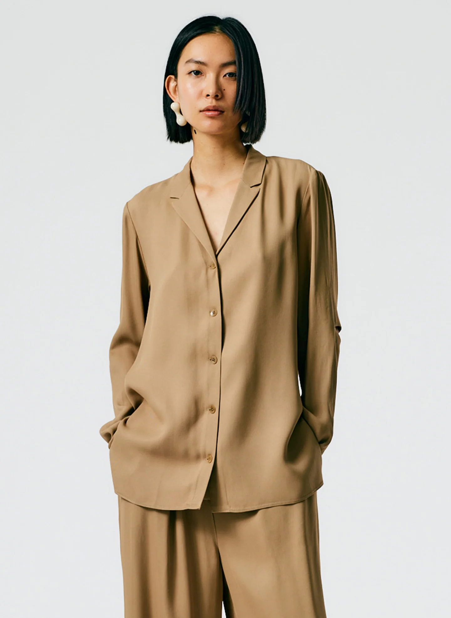 Eco Acetate Viscose Shirt Jacket - Image 7