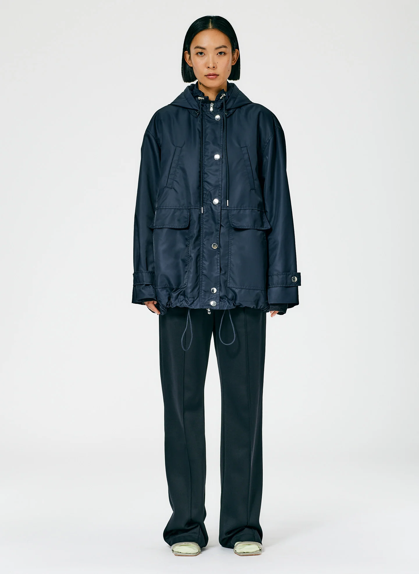 Eco Nylon Anorak with Removable Hood - Image 2