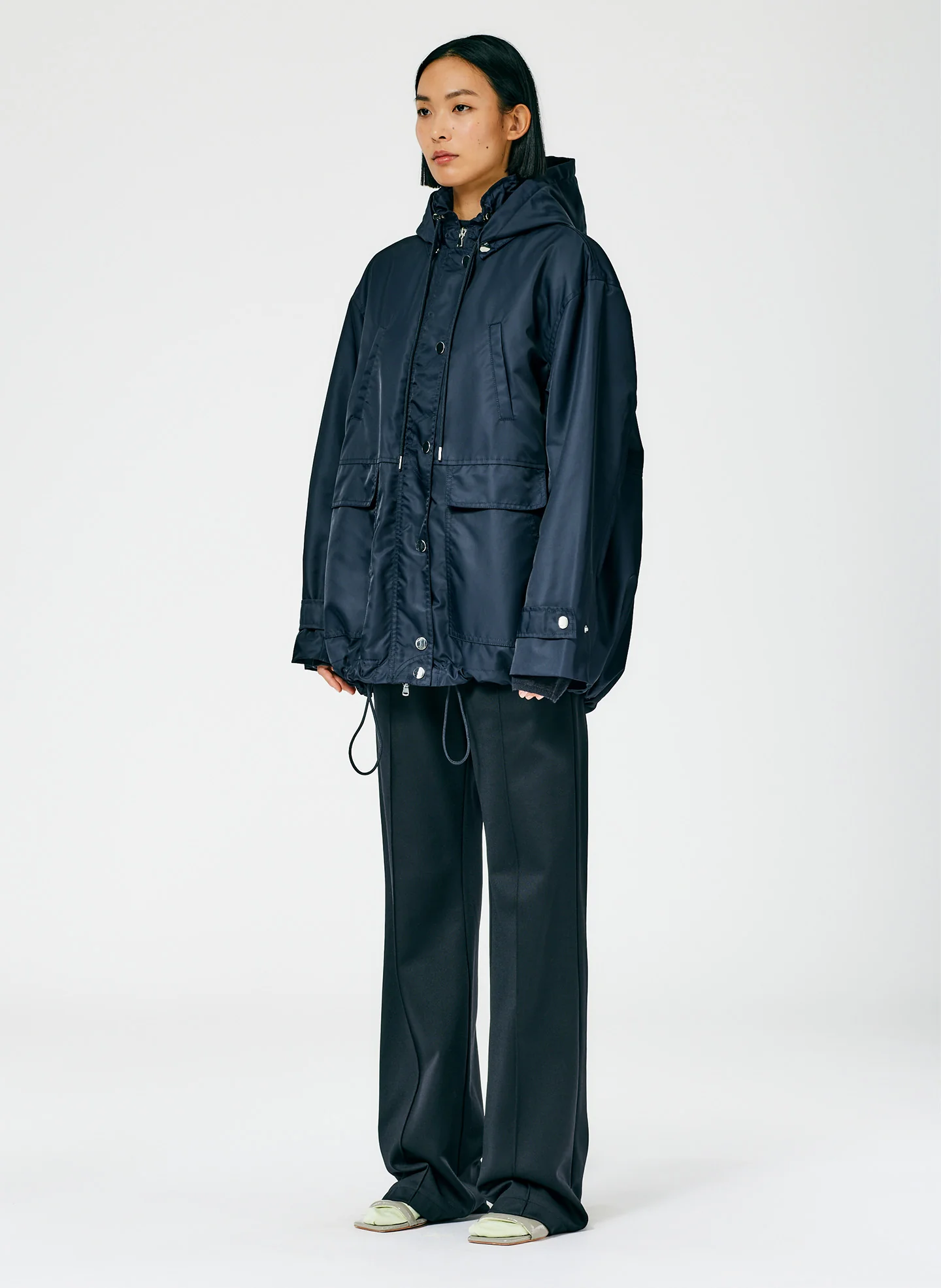 Eco Nylon Anorak with Removable Hood - Image 3