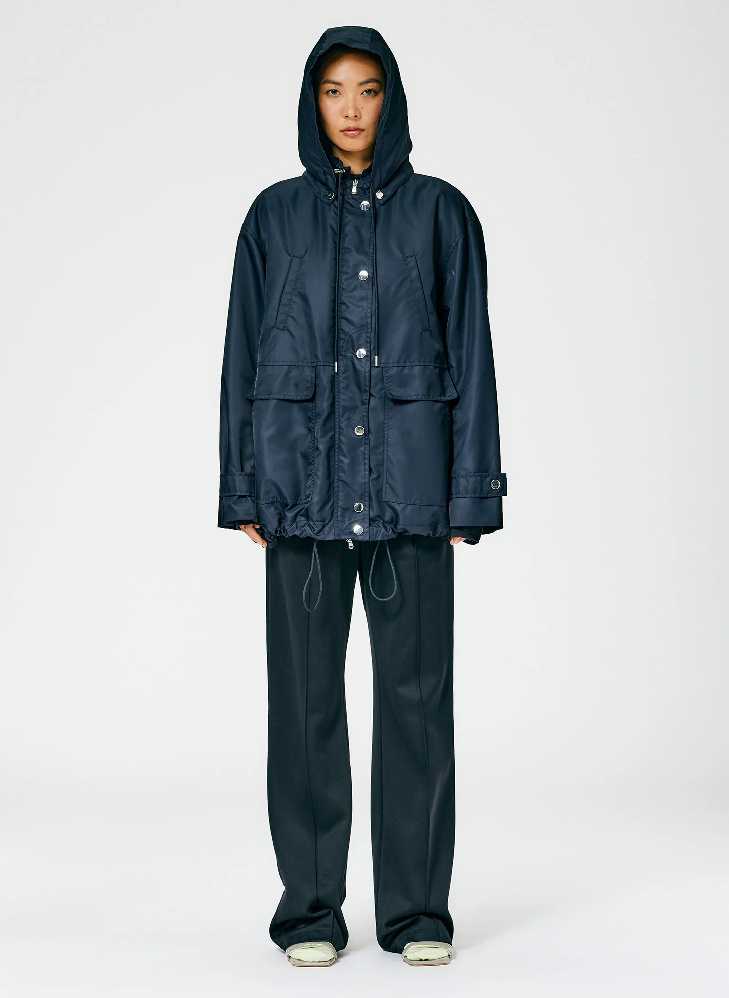 Eco Nylon Anorak with Removable Hood - Image 5