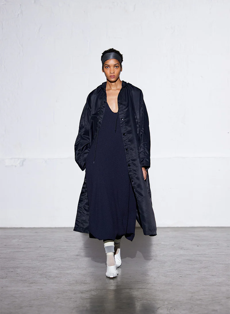 Eco Nylon Hooded Coat - Image 2