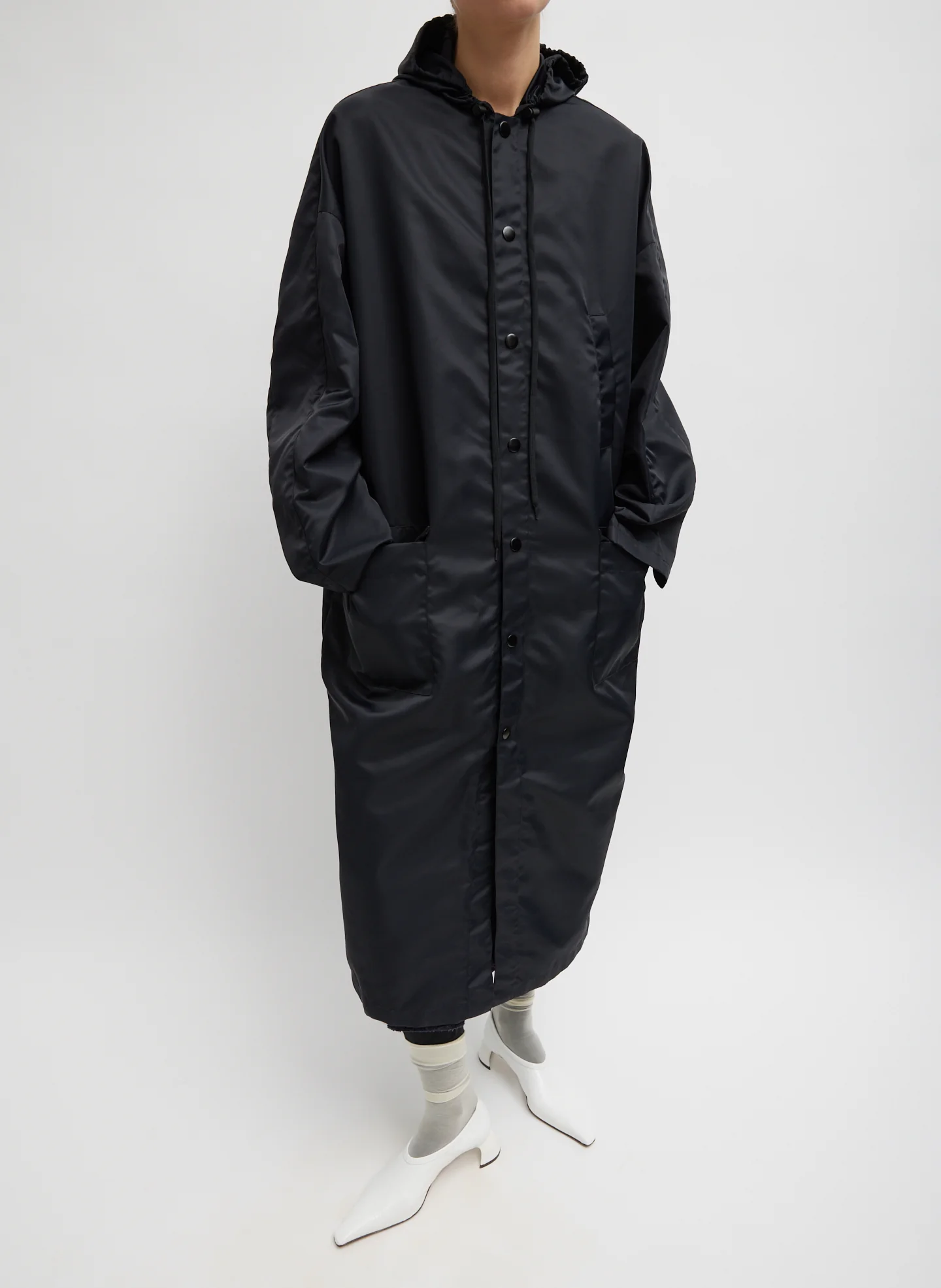 Eco Nylon Hooded Coat - Image 5