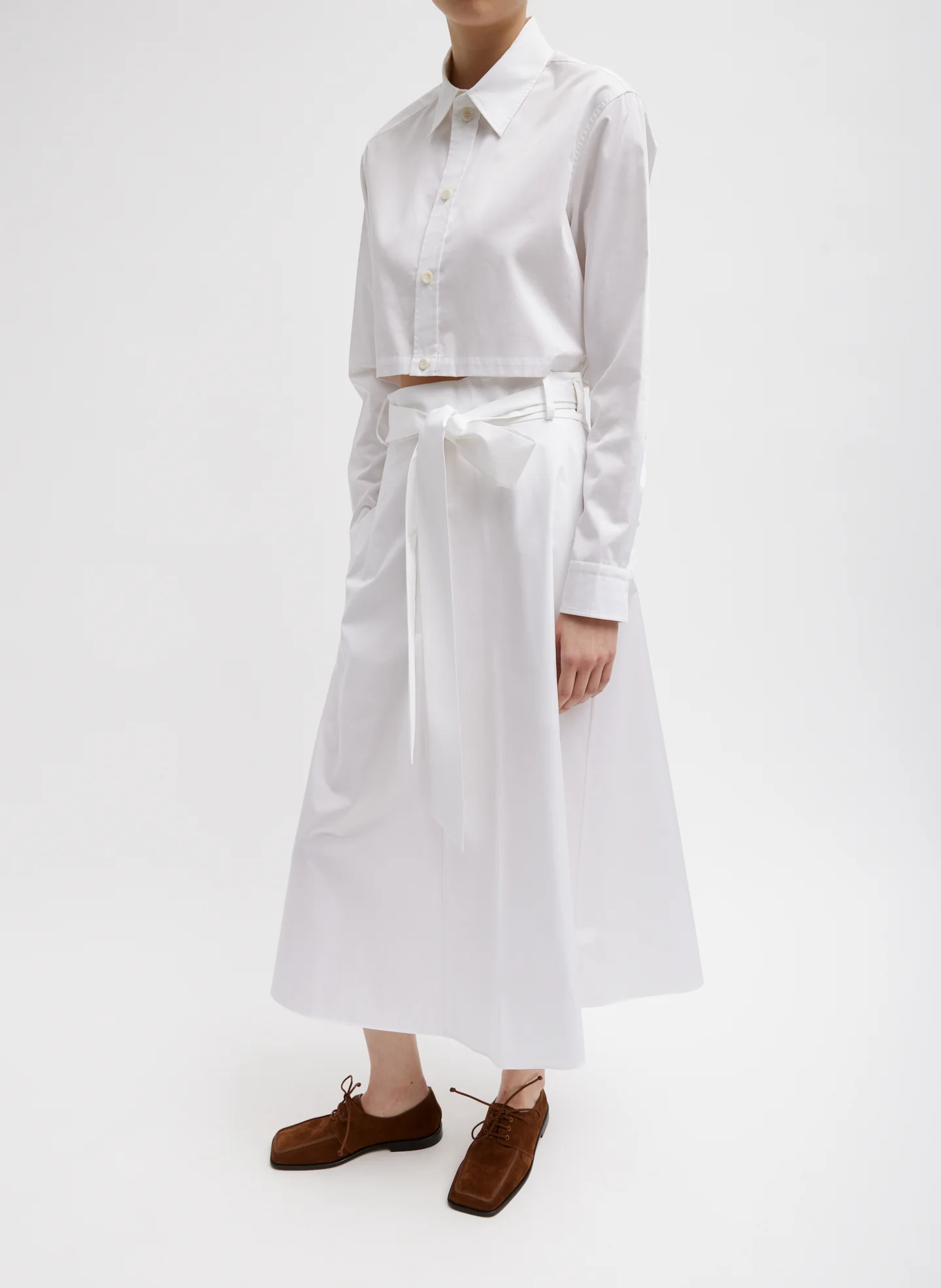Eco Poplin Back Wrap Skirt - Image 3