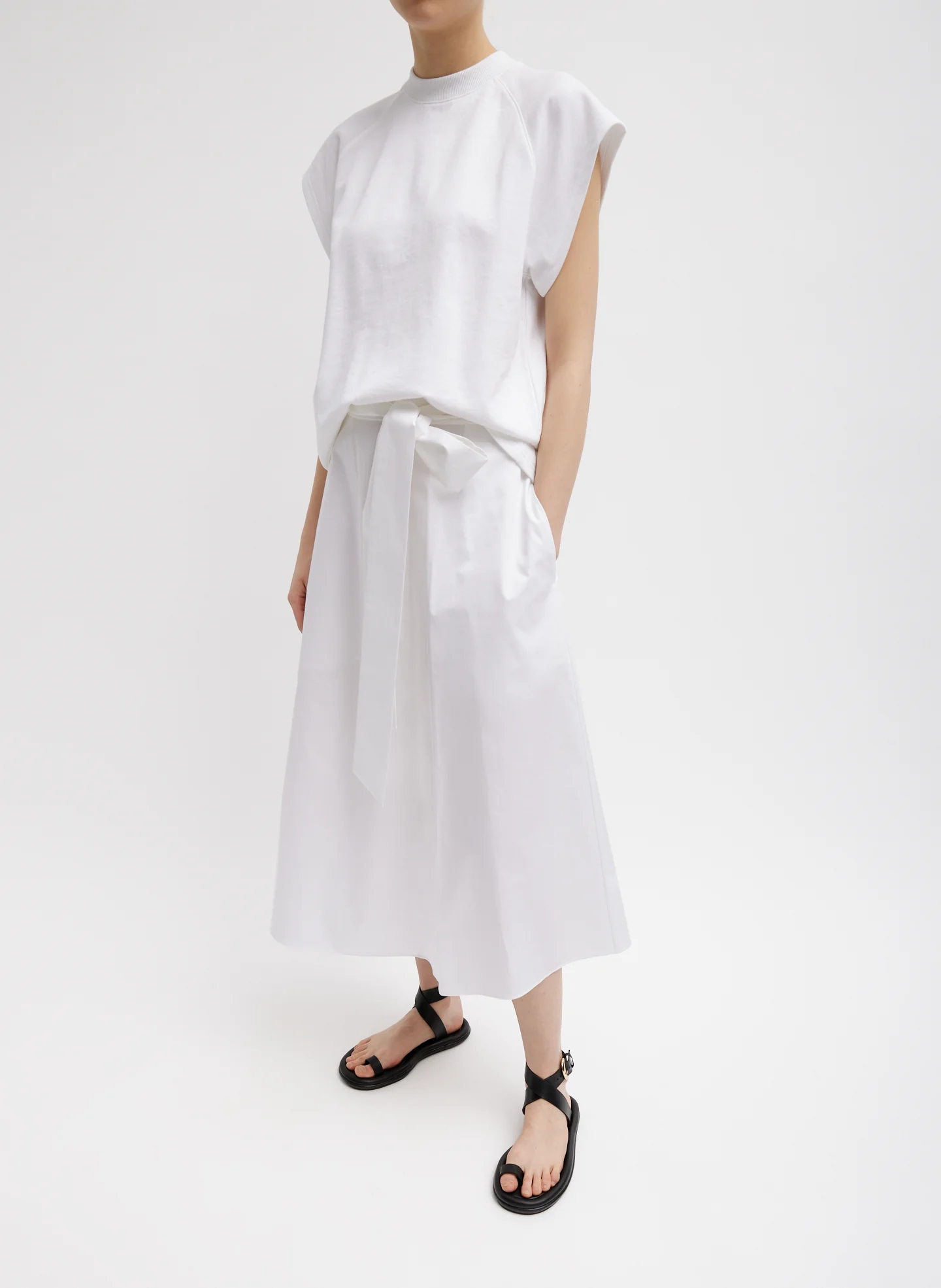 Eco Poplin Back Wrap Skirt - Image 6