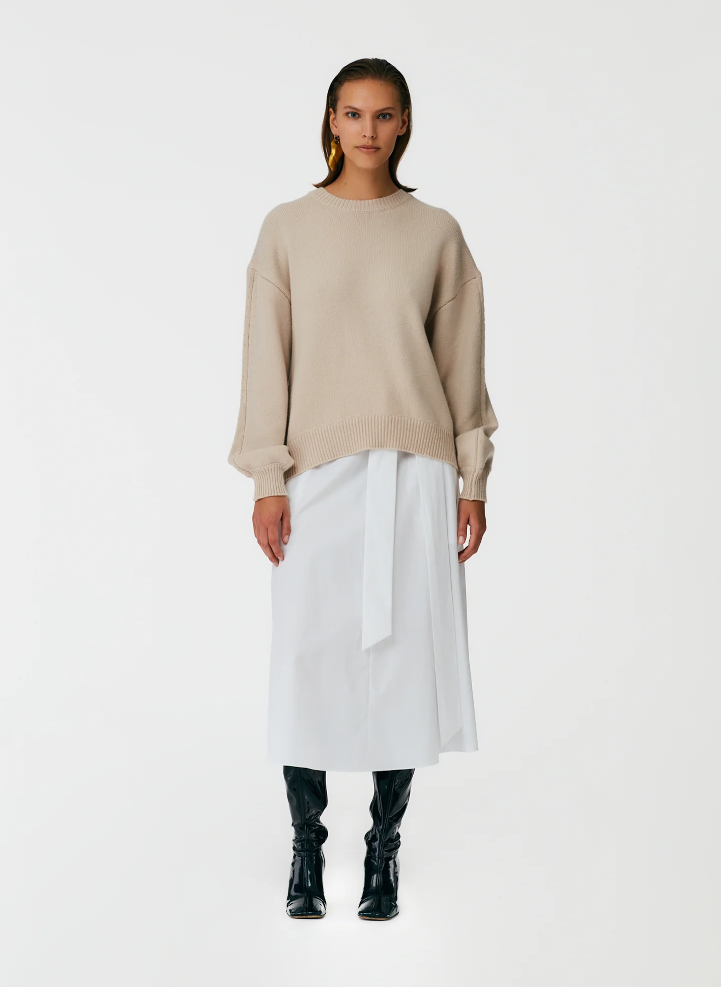 Eco Poplin Back Wrap Skirt - Image 10