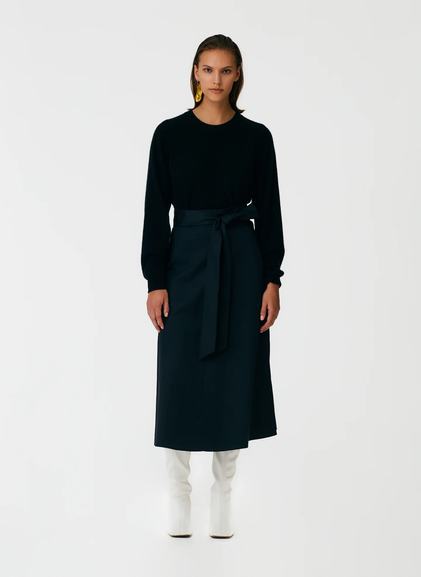Eco Poplin Back Wrap Skirt - Image 5