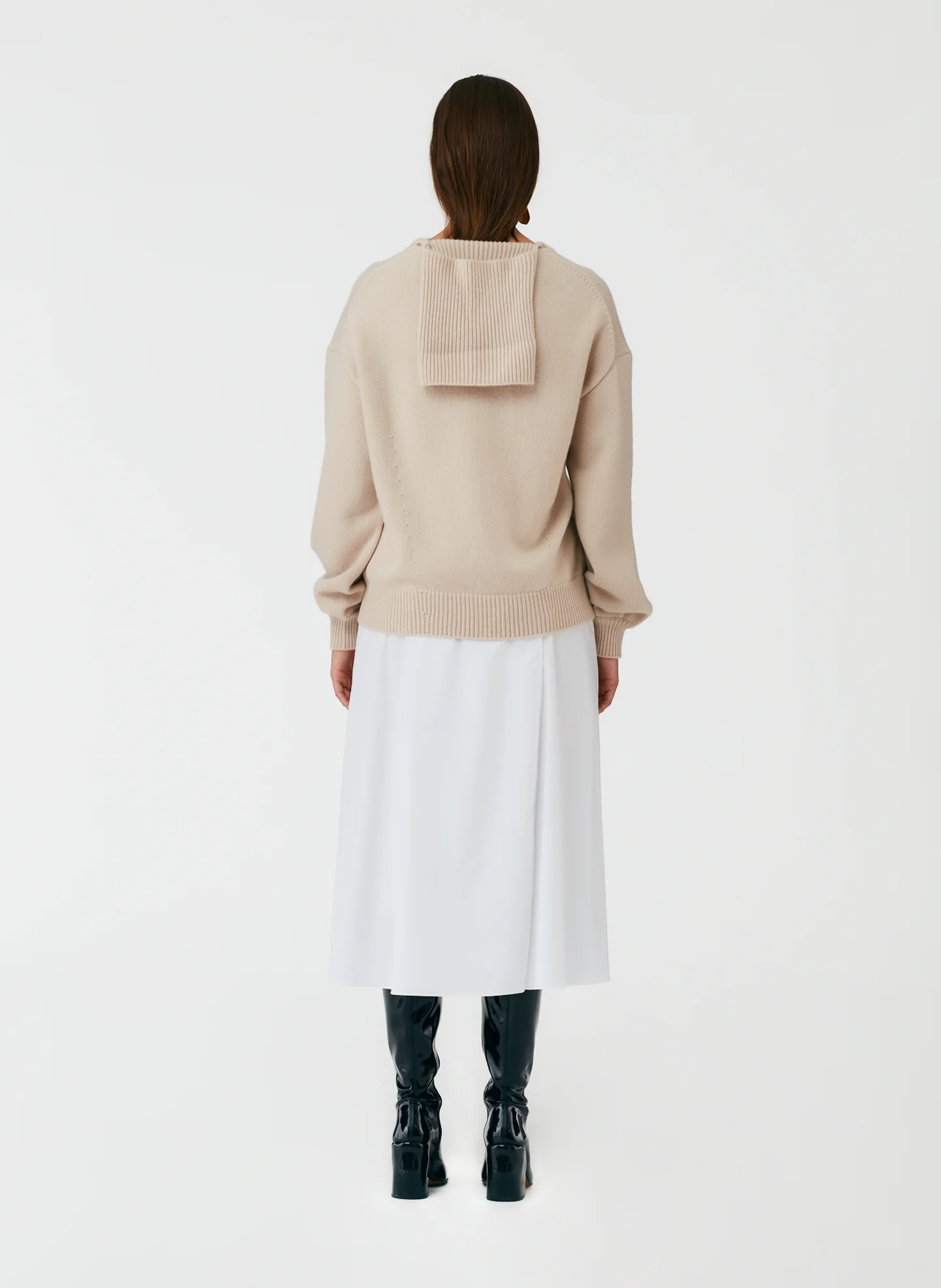 Eco Poplin Back Wrap Skirt - Image 8