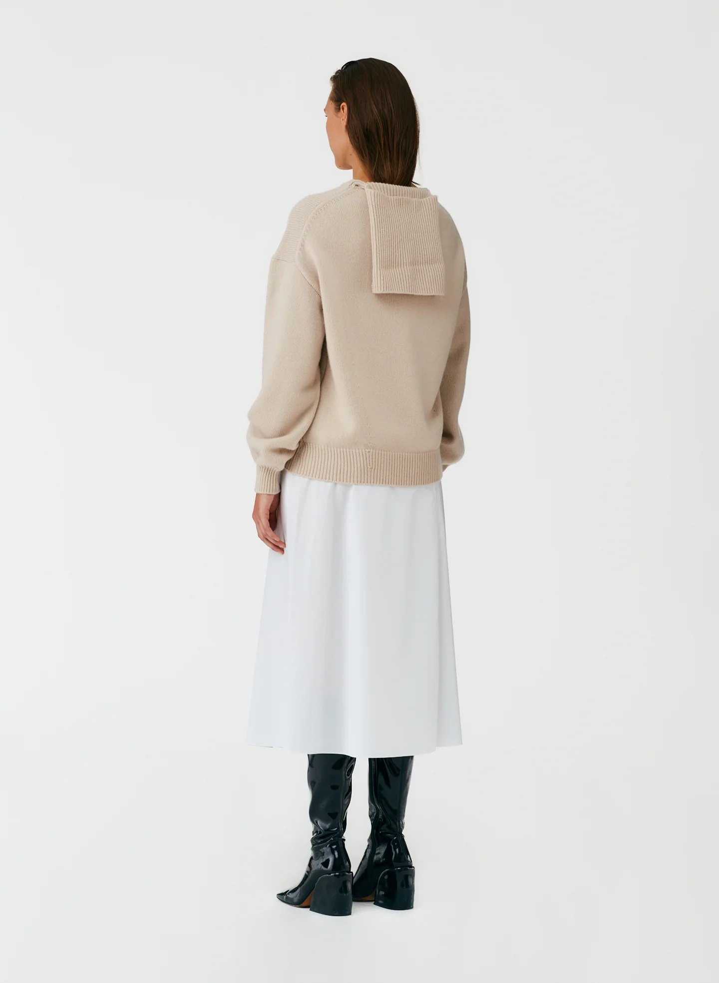 Eco Poplin Back Wrap Skirt - Image 9