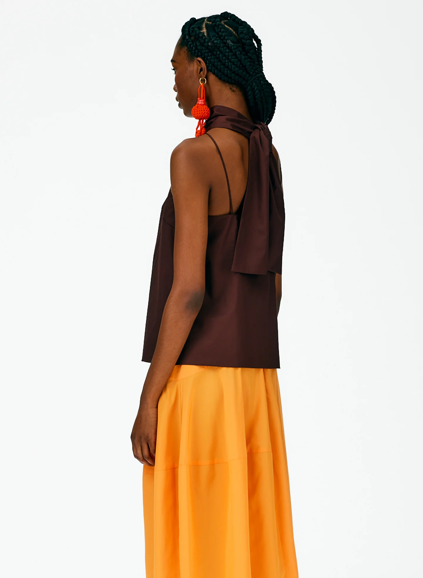 Eco Poplin Halter Top - Image 4