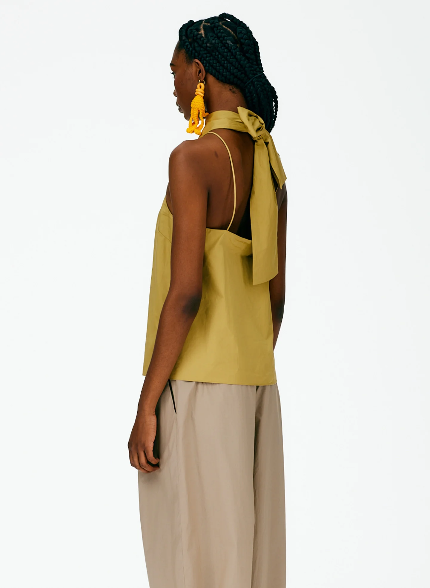 Eco Poplin Halter Top - Image 4