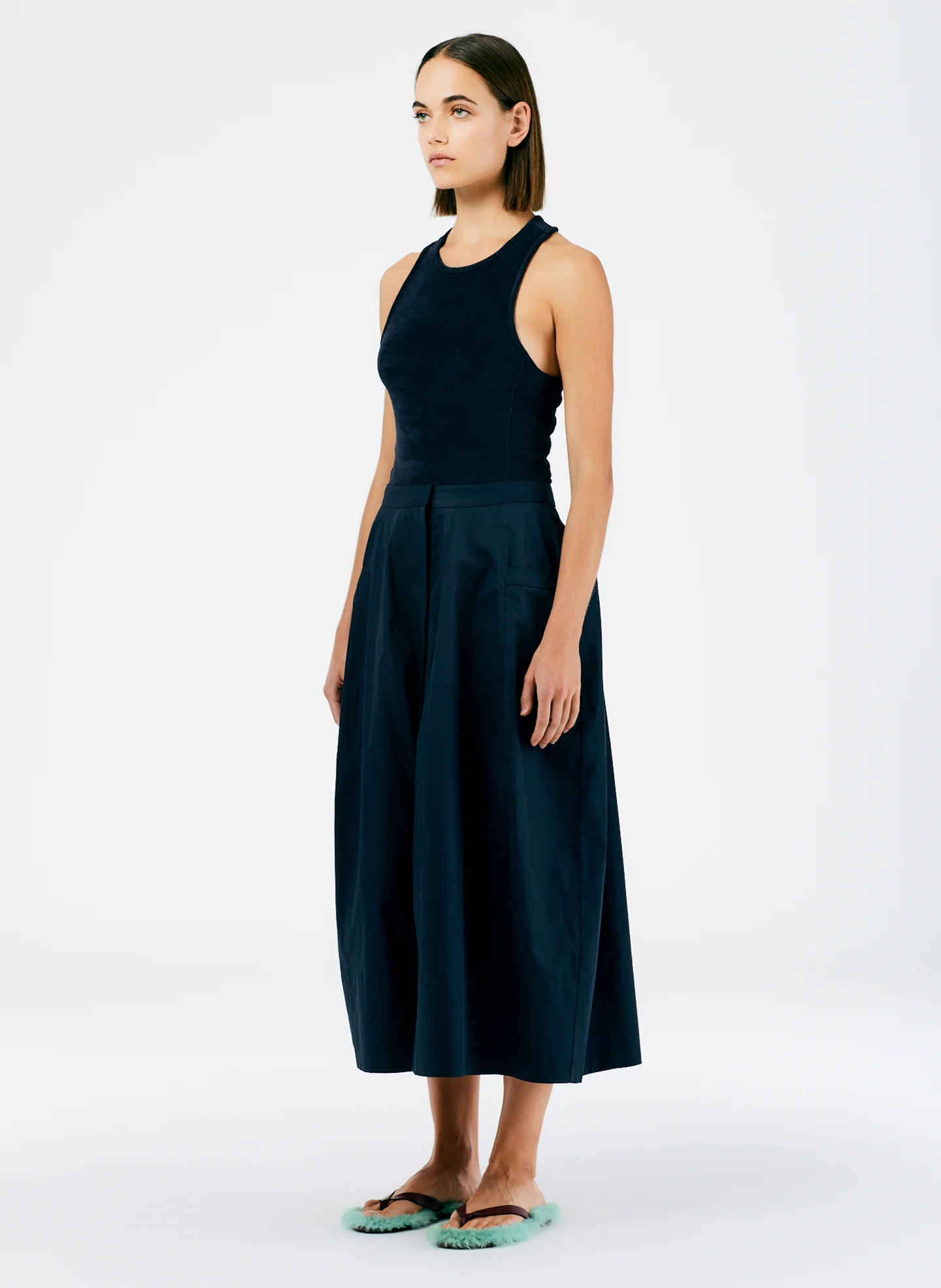 Eco Poplin Lantern Skirt - Image 2