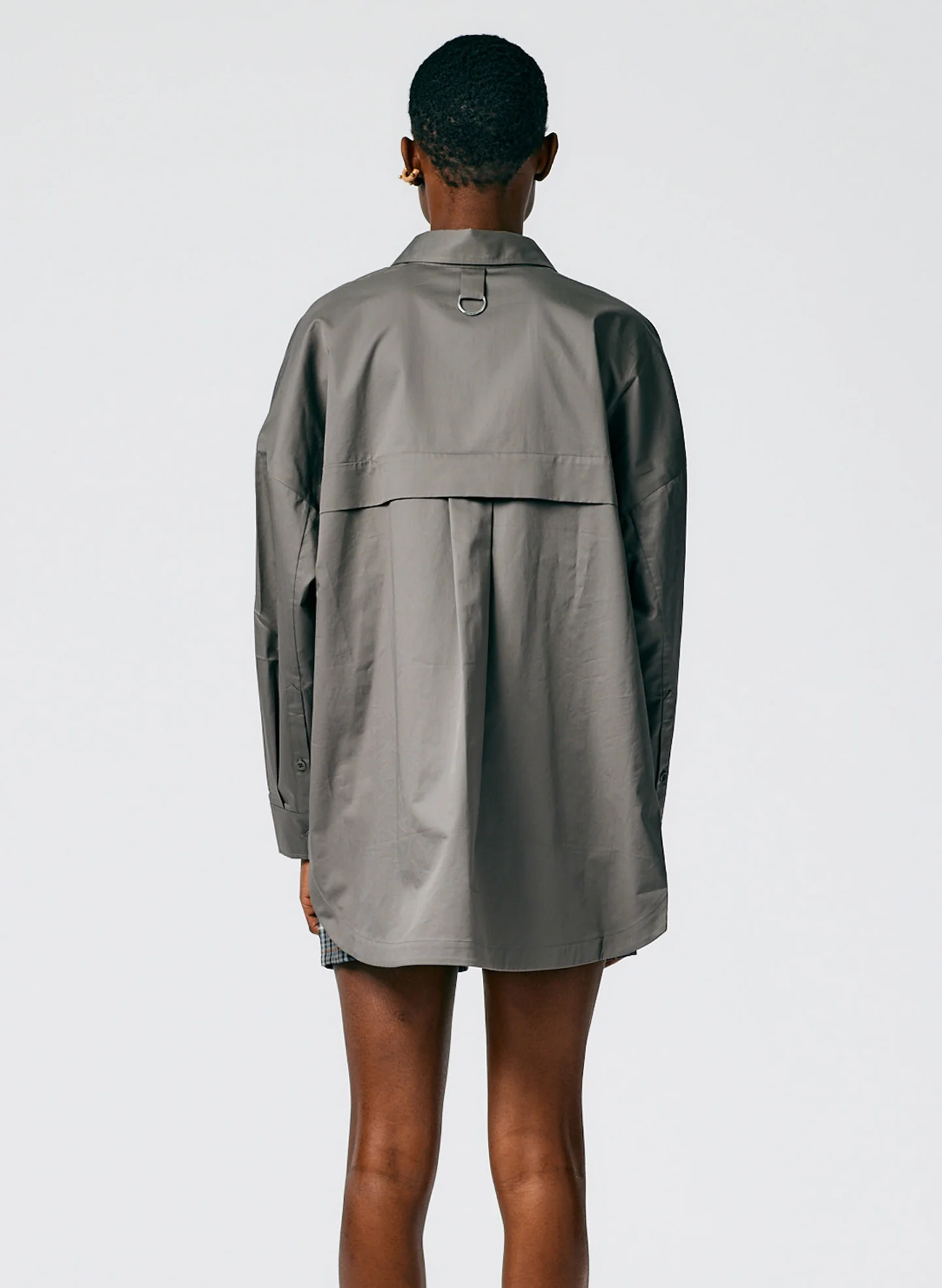 Eco Poplin Oversized Shirt - Image 4