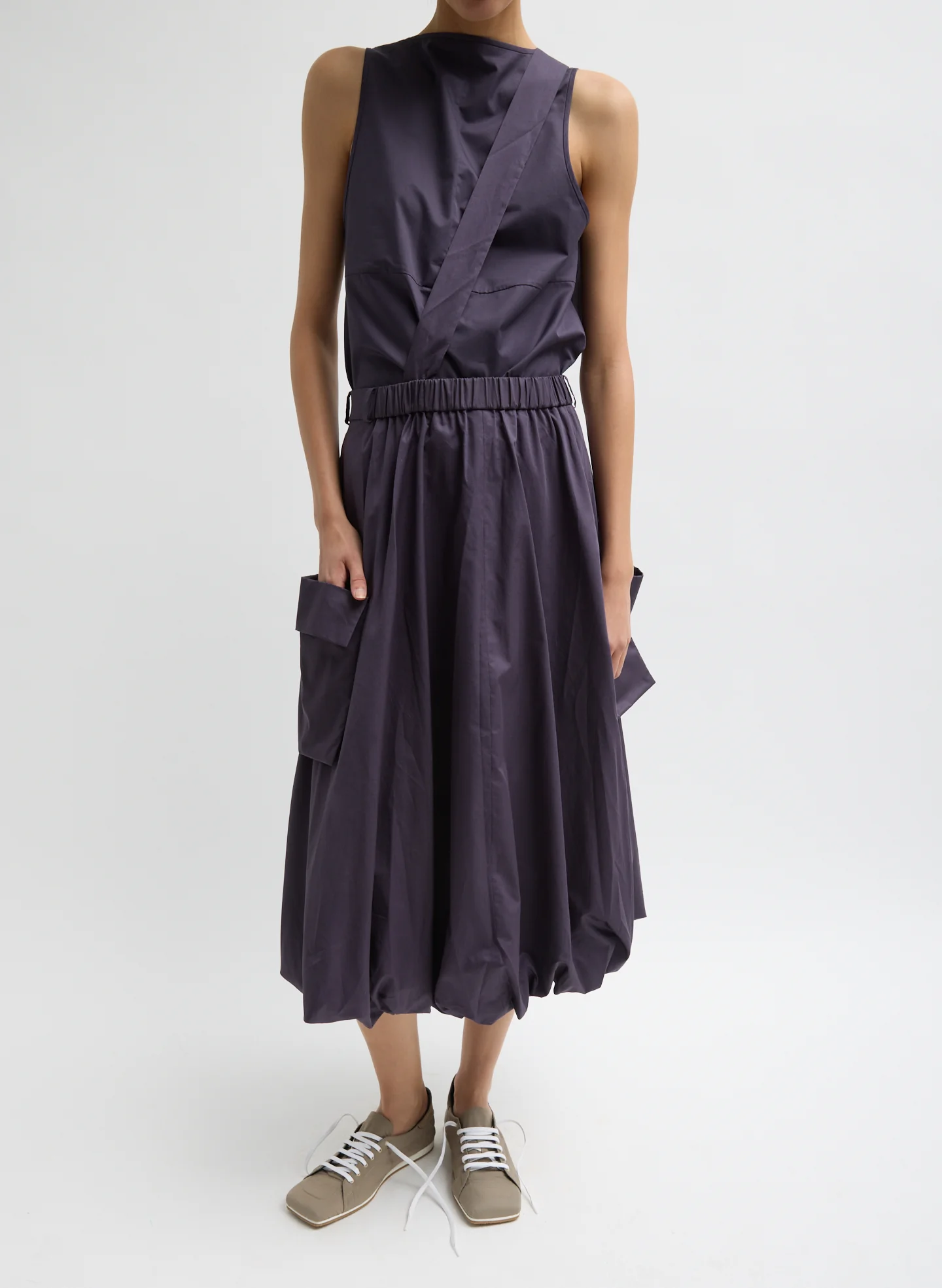 Eco Poplin Pull On Bubble Skirt - Image 3