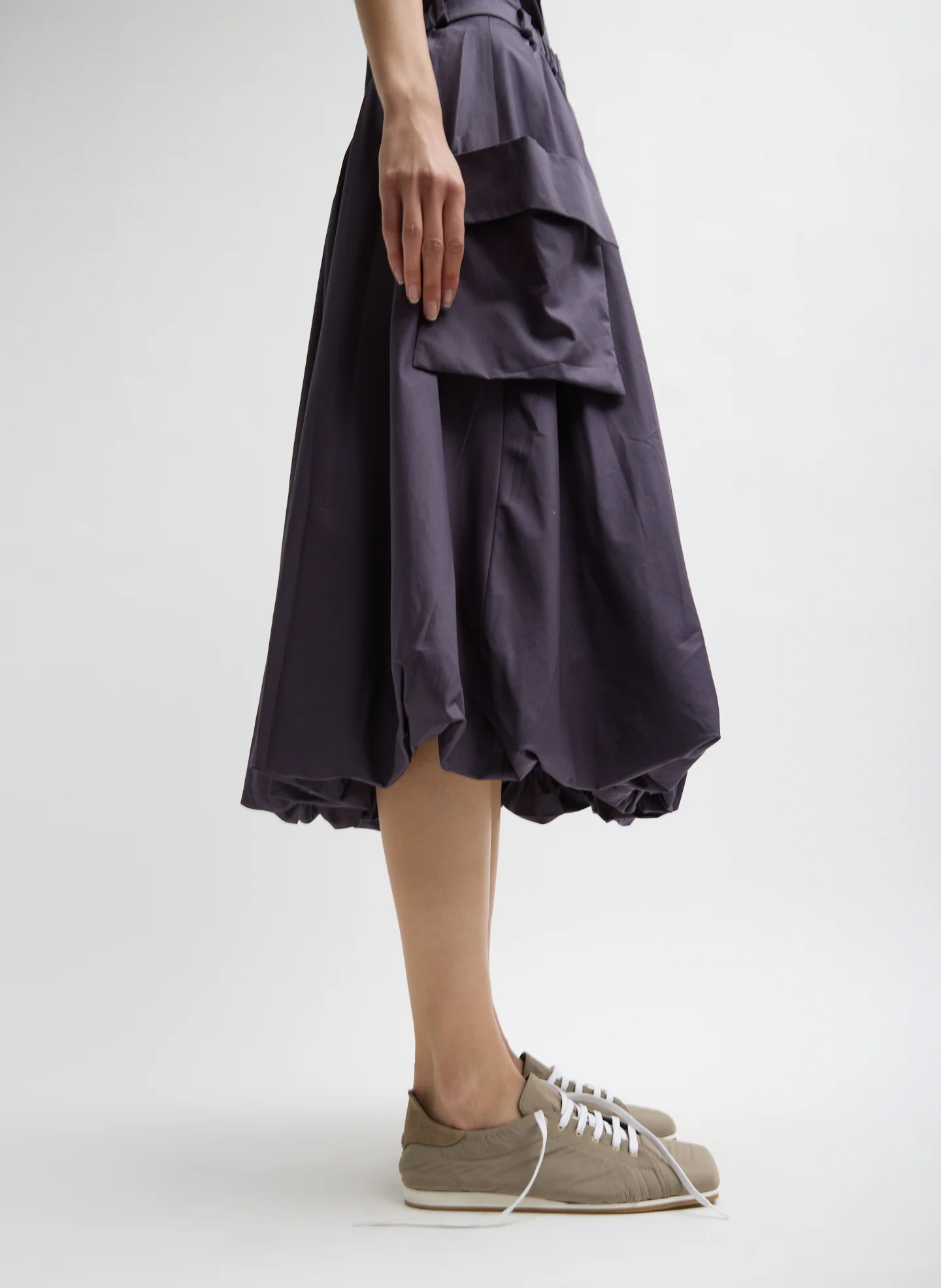 Eco Poplin Pull On Bubble Skirt - Image 7