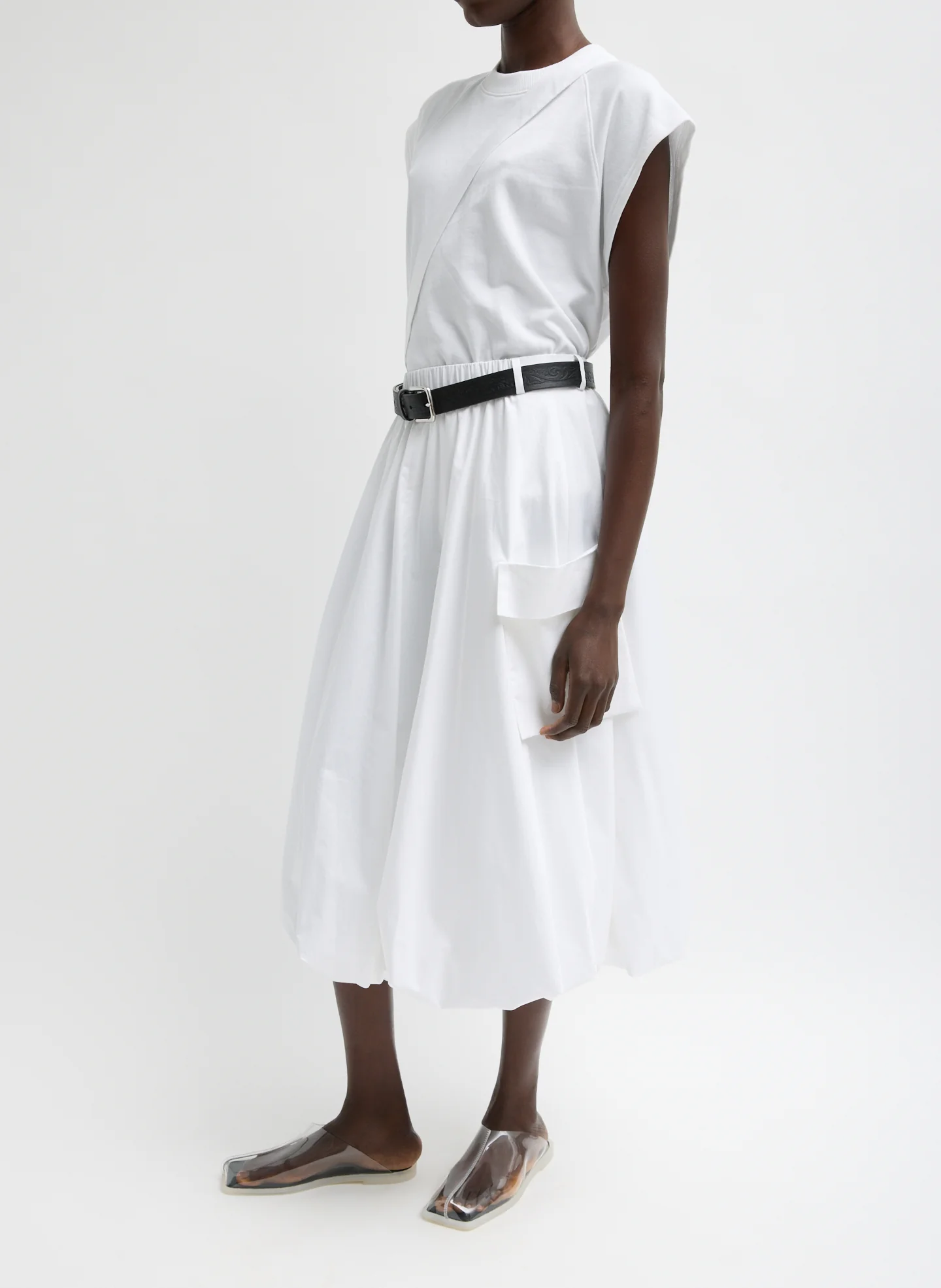 Eco Poplin Pull On Bubble Skirt - Image 4