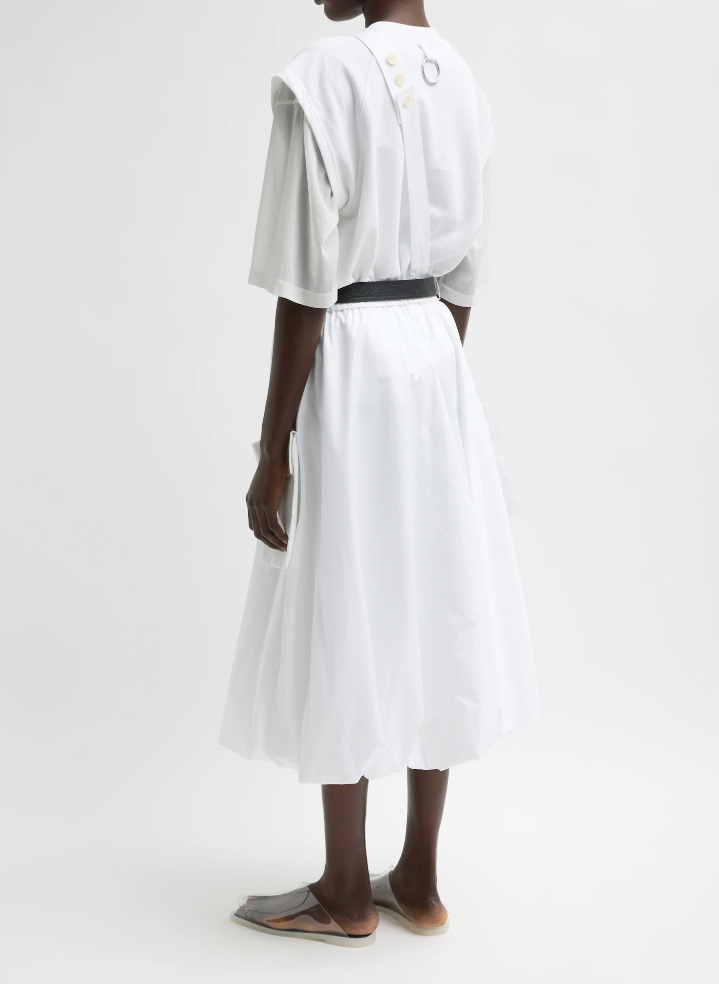 Eco Poplin Pull On Bubble Skirt - Image 5