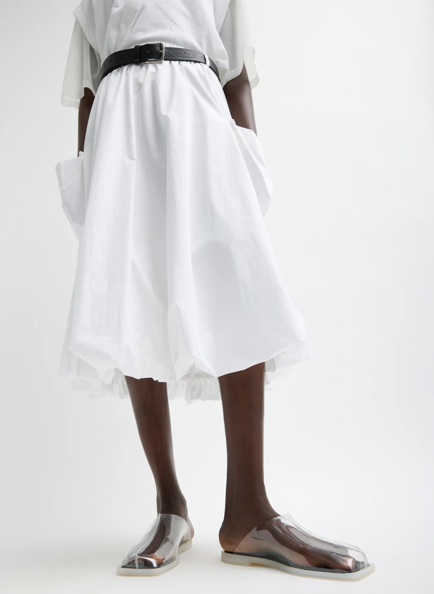 Eco Poplin Pull On Bubble Skirt - Image 7