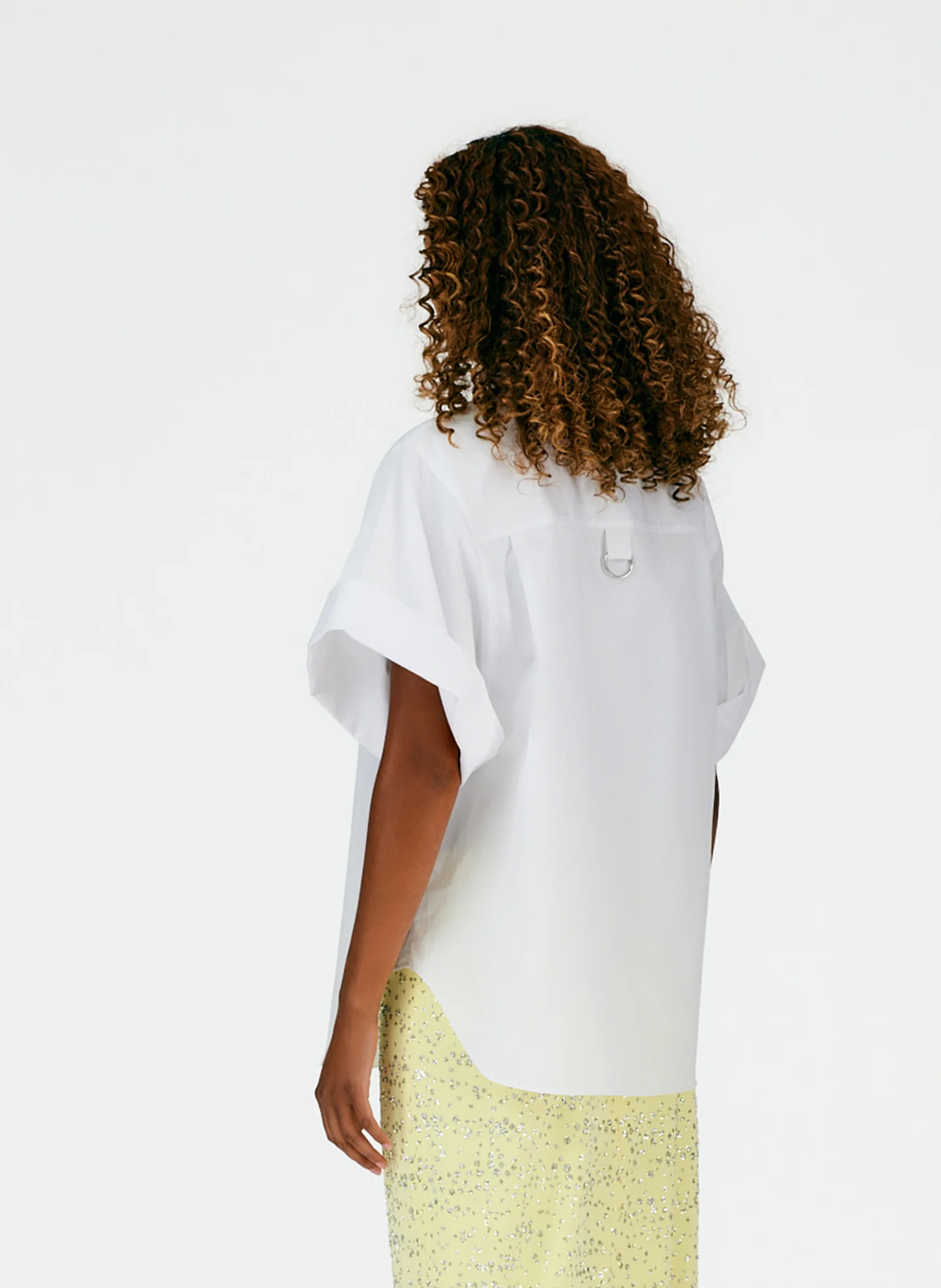 Eco Poplin Rolled Sleeve Shirt - Image 4