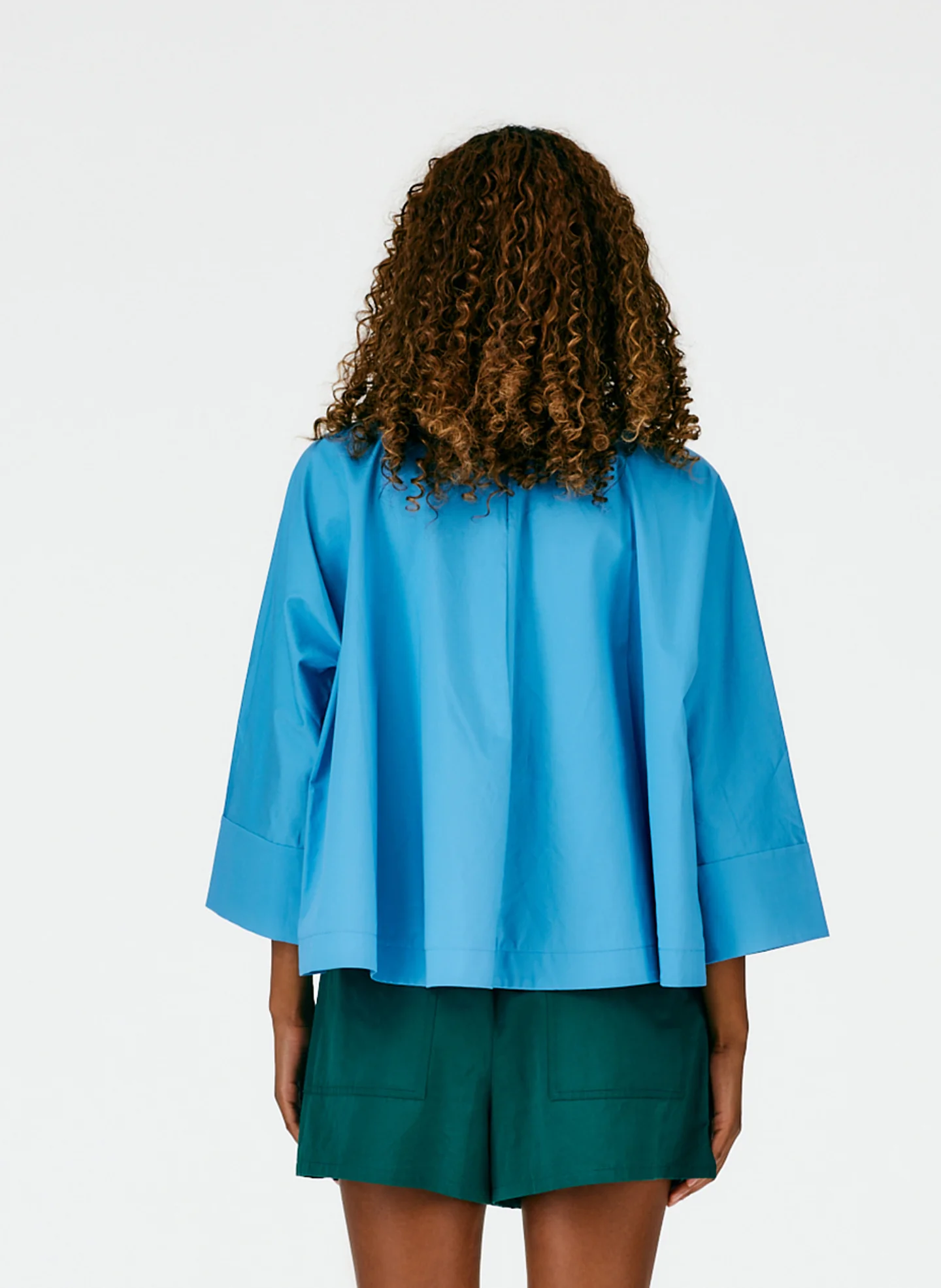 Eco Poplin Sculpted Top - Image 10