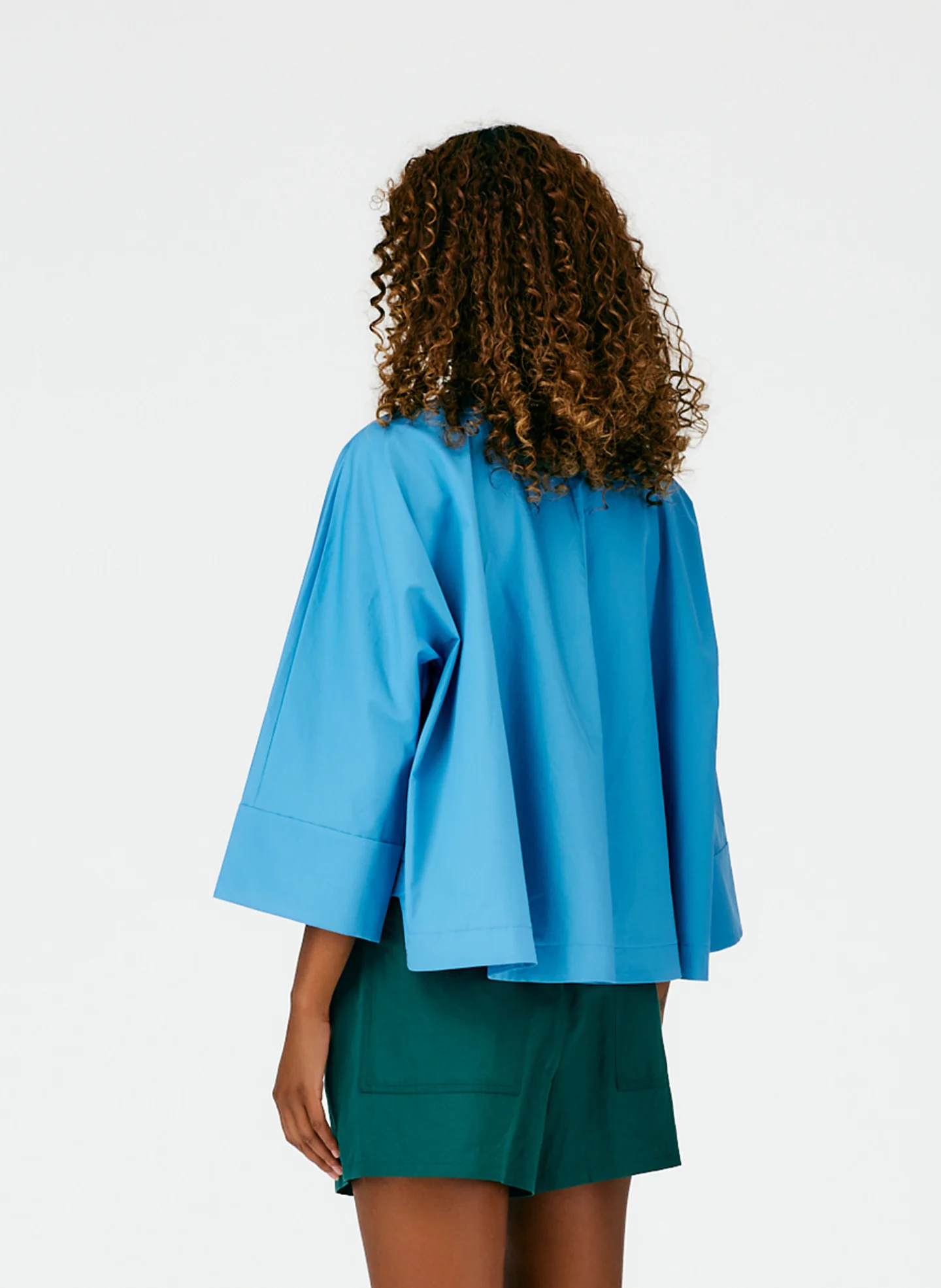 Eco Poplin Sculpted Top - Image 11