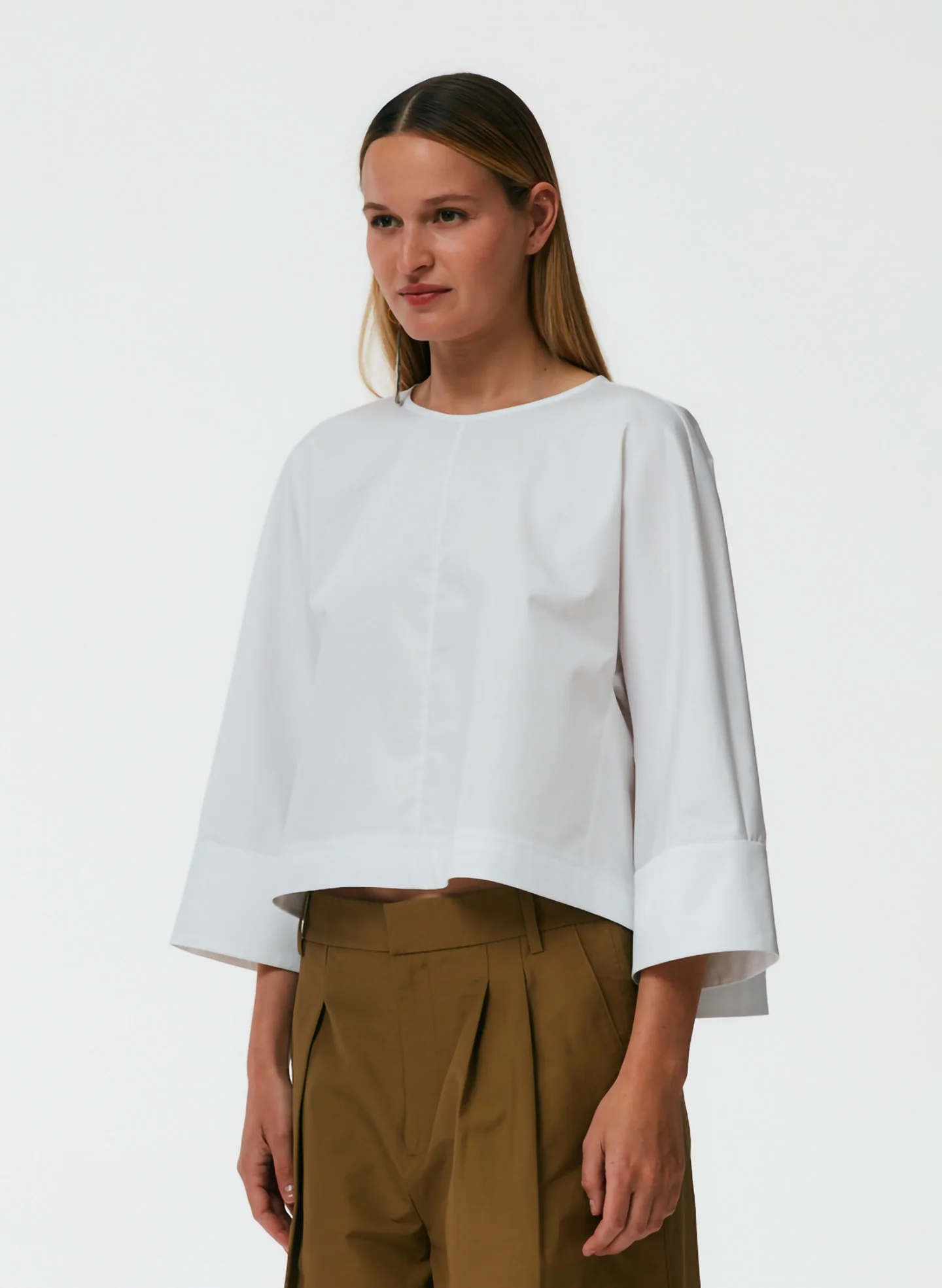Eco Poplin Sculpted Top - Image 14