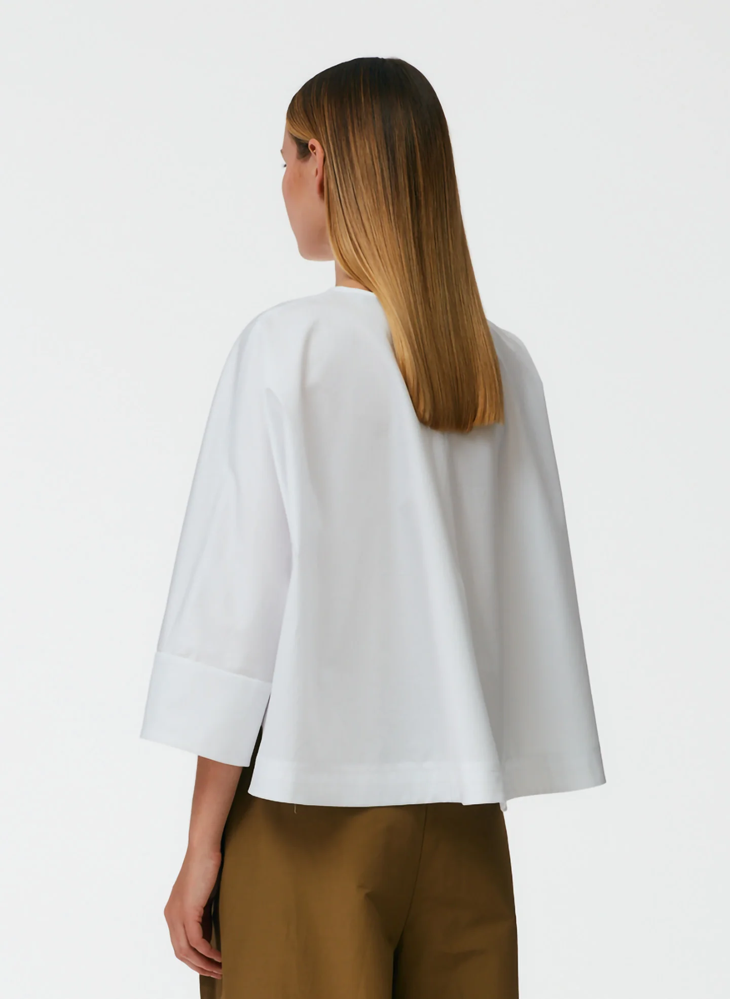 Eco Poplin Sculpted Top - Image 15