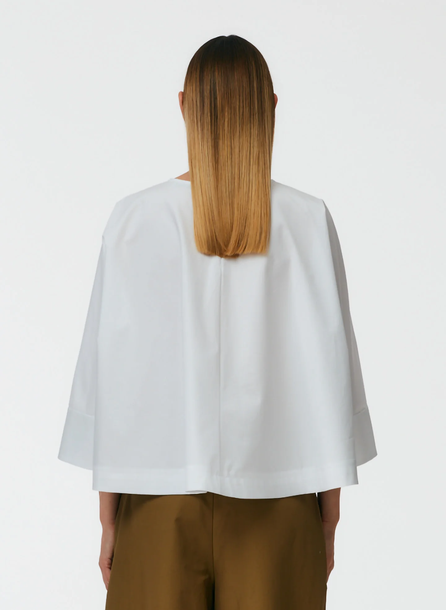Eco Poplin Sculpted Top - Image 16
