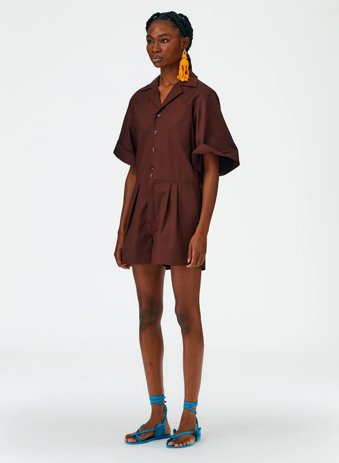 Eco Poplin Short Jumpsuit - Image 2