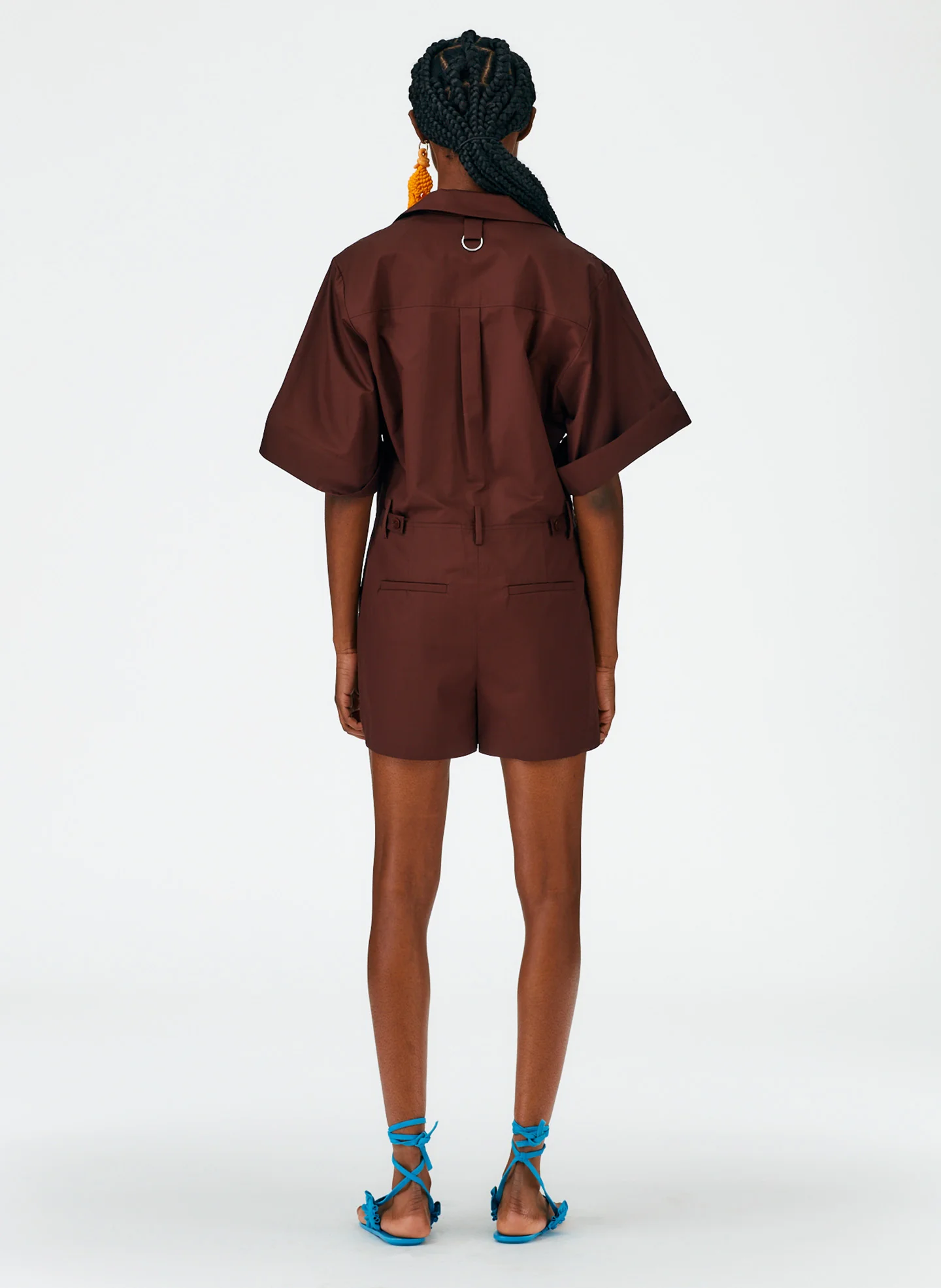 Eco Poplin Short Jumpsuit - Image 4