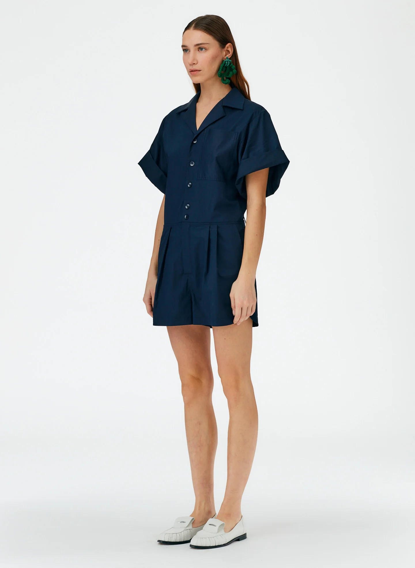 Eco Poplin Short Jumpsuit - Image 2