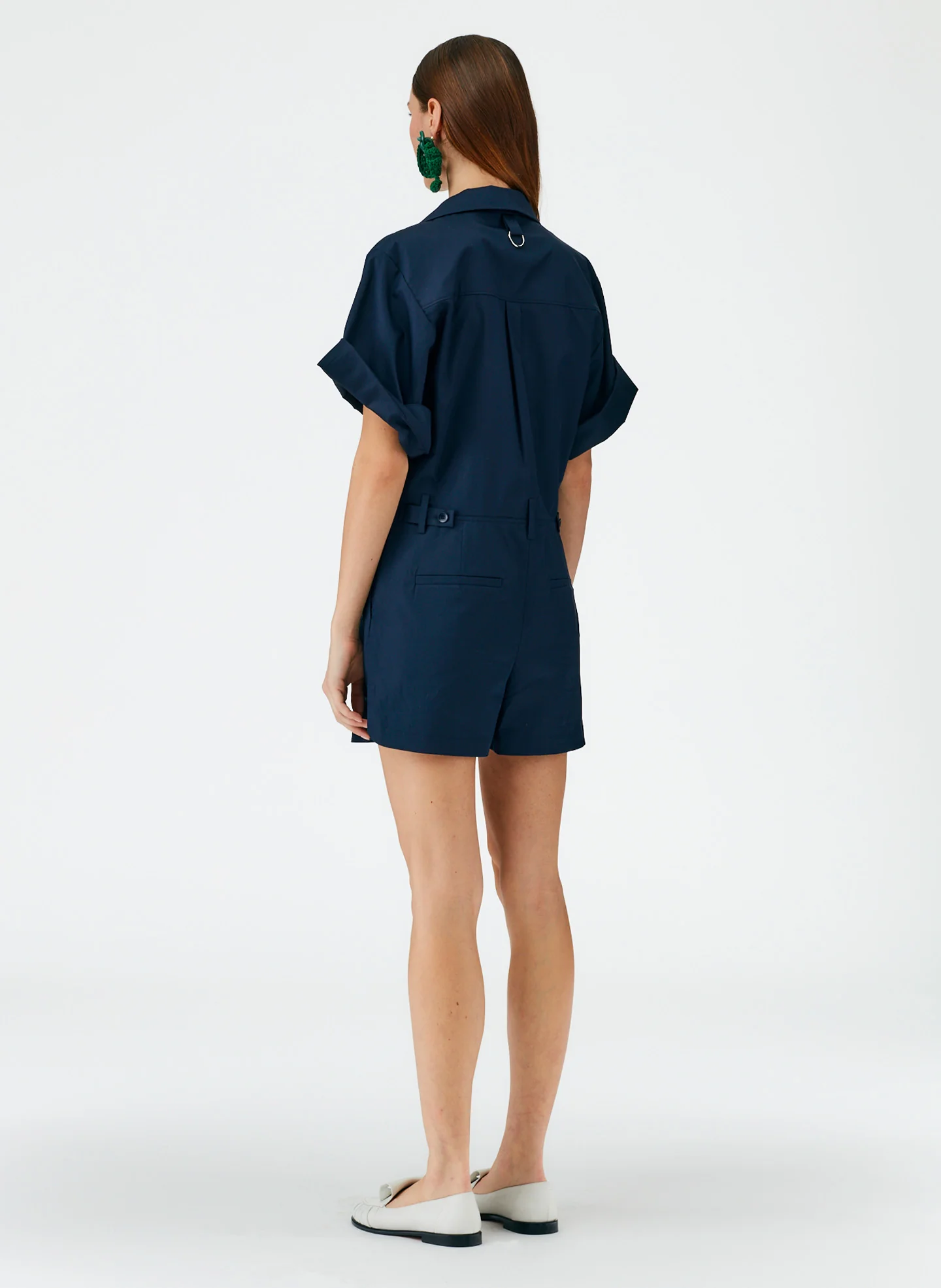 Eco Poplin Short Jumpsuit - Image 3