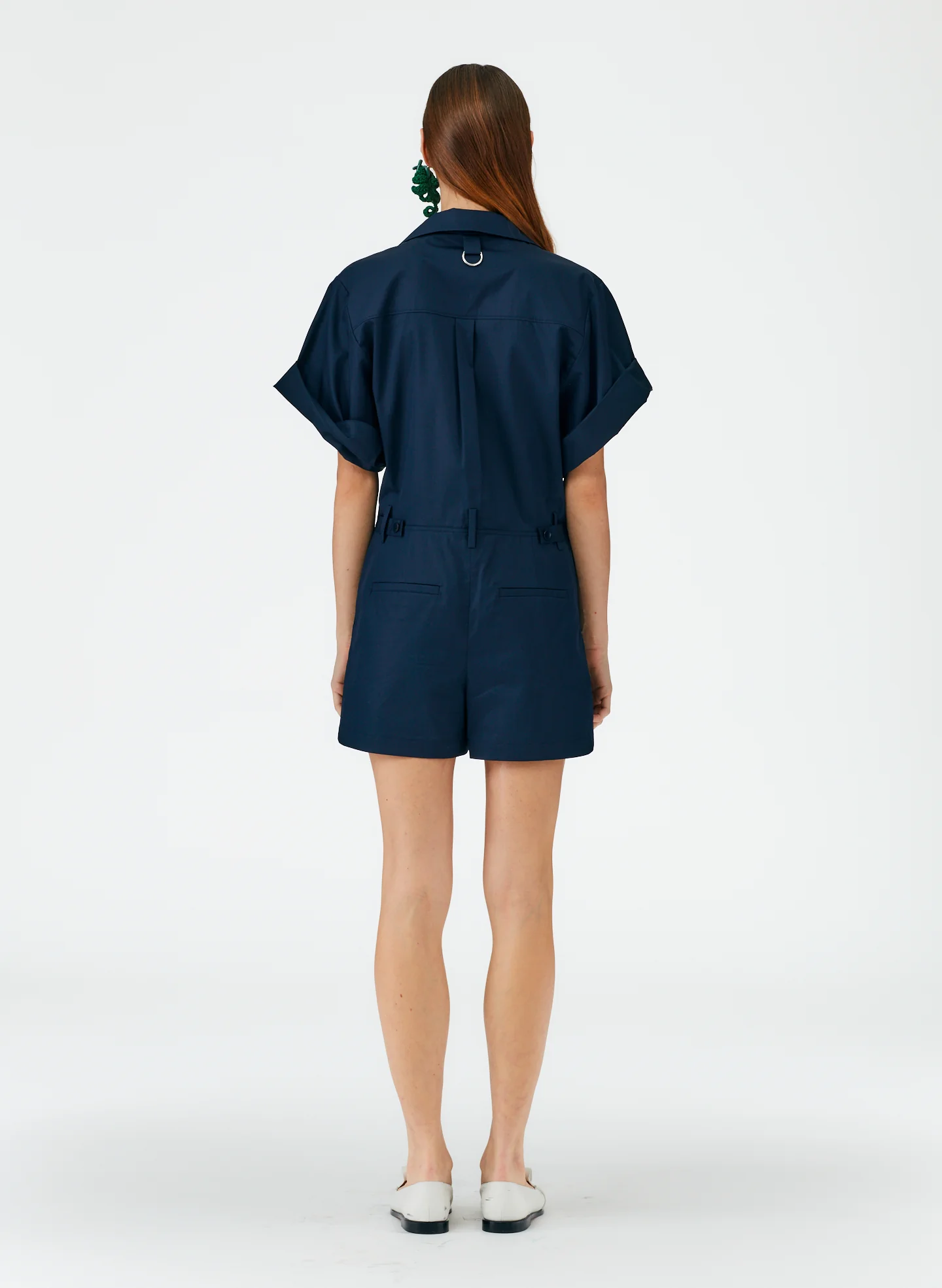 Eco Poplin Short Jumpsuit - Image 4