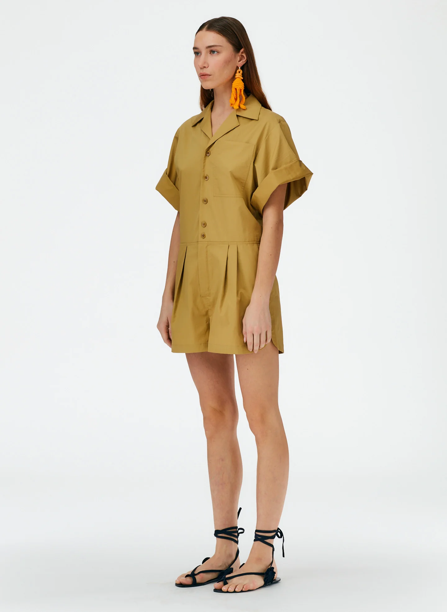 Eco Poplin Short Jumpsuit - Image 2
