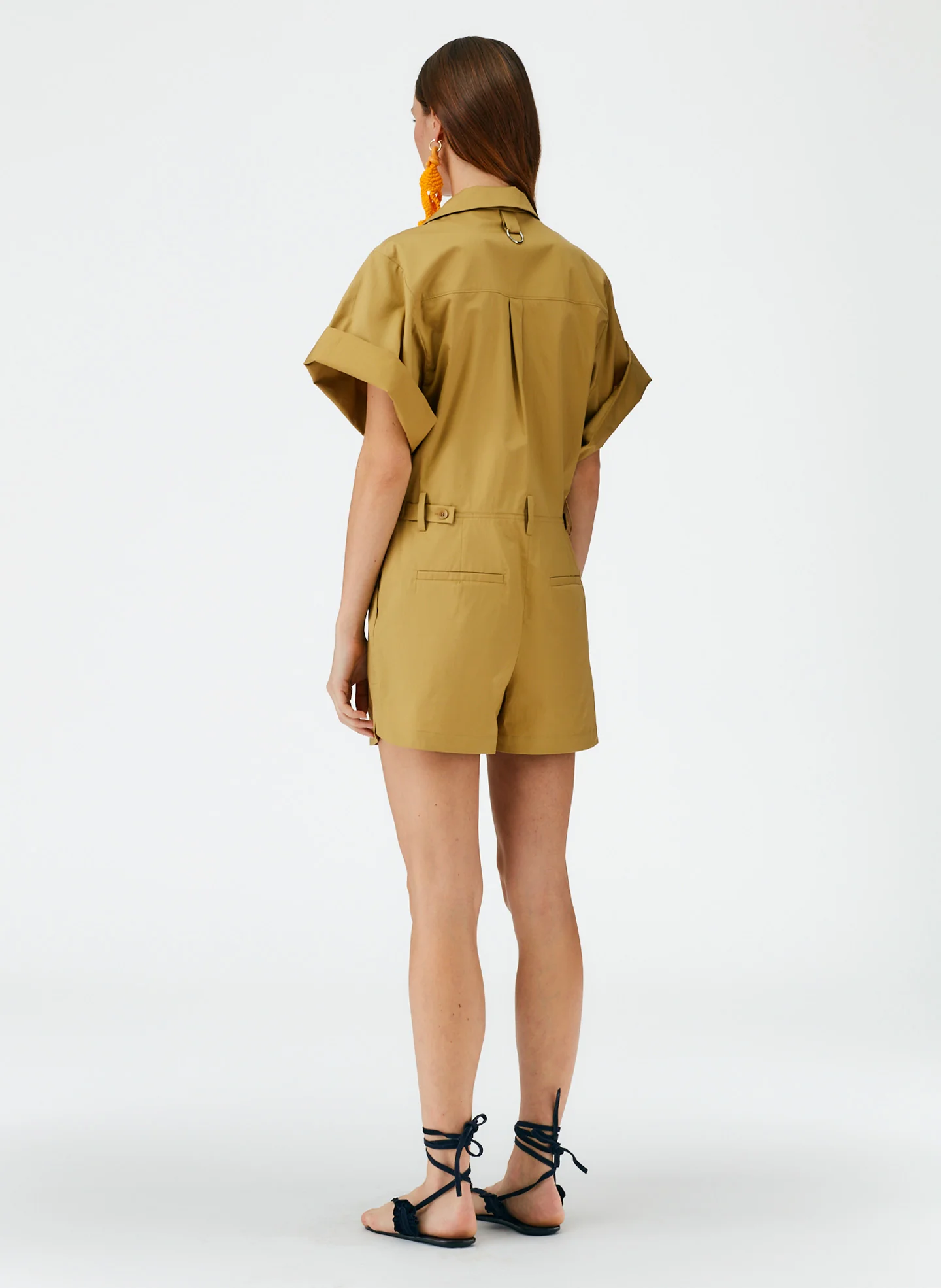 Eco Poplin Short Jumpsuit - Image 3