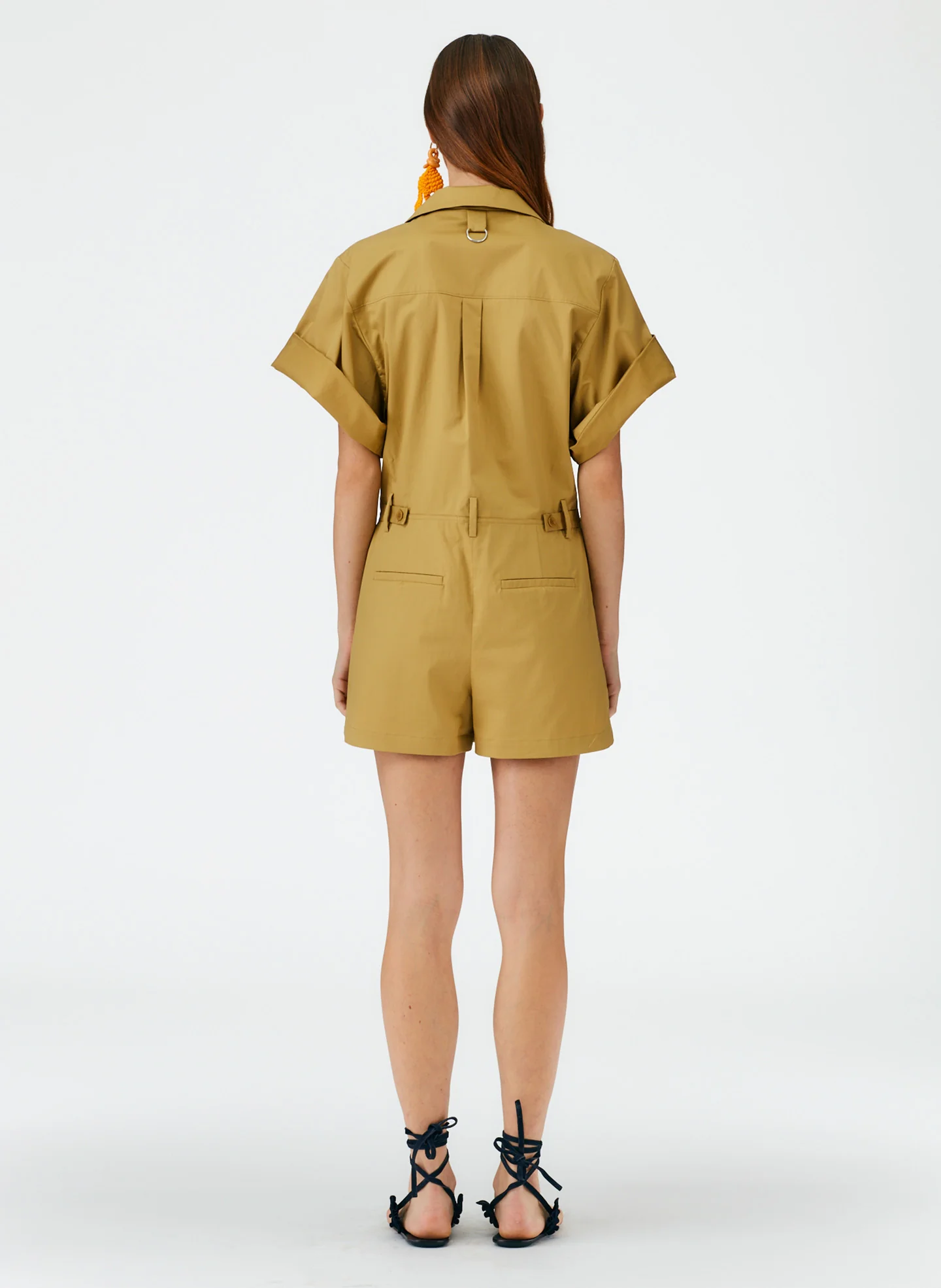 Eco Poplin Short Jumpsuit - Image 4
