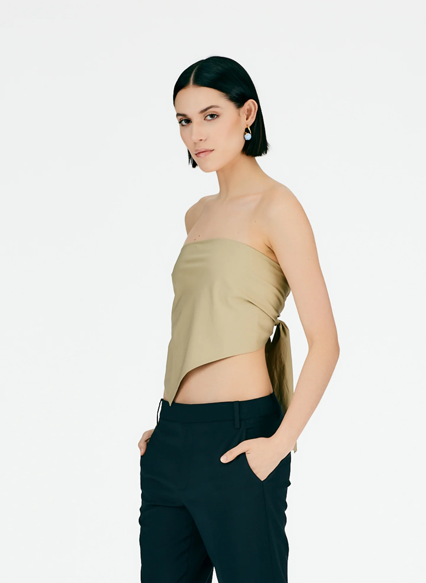 Eco Poplin Strapless Bandeau - Image 12