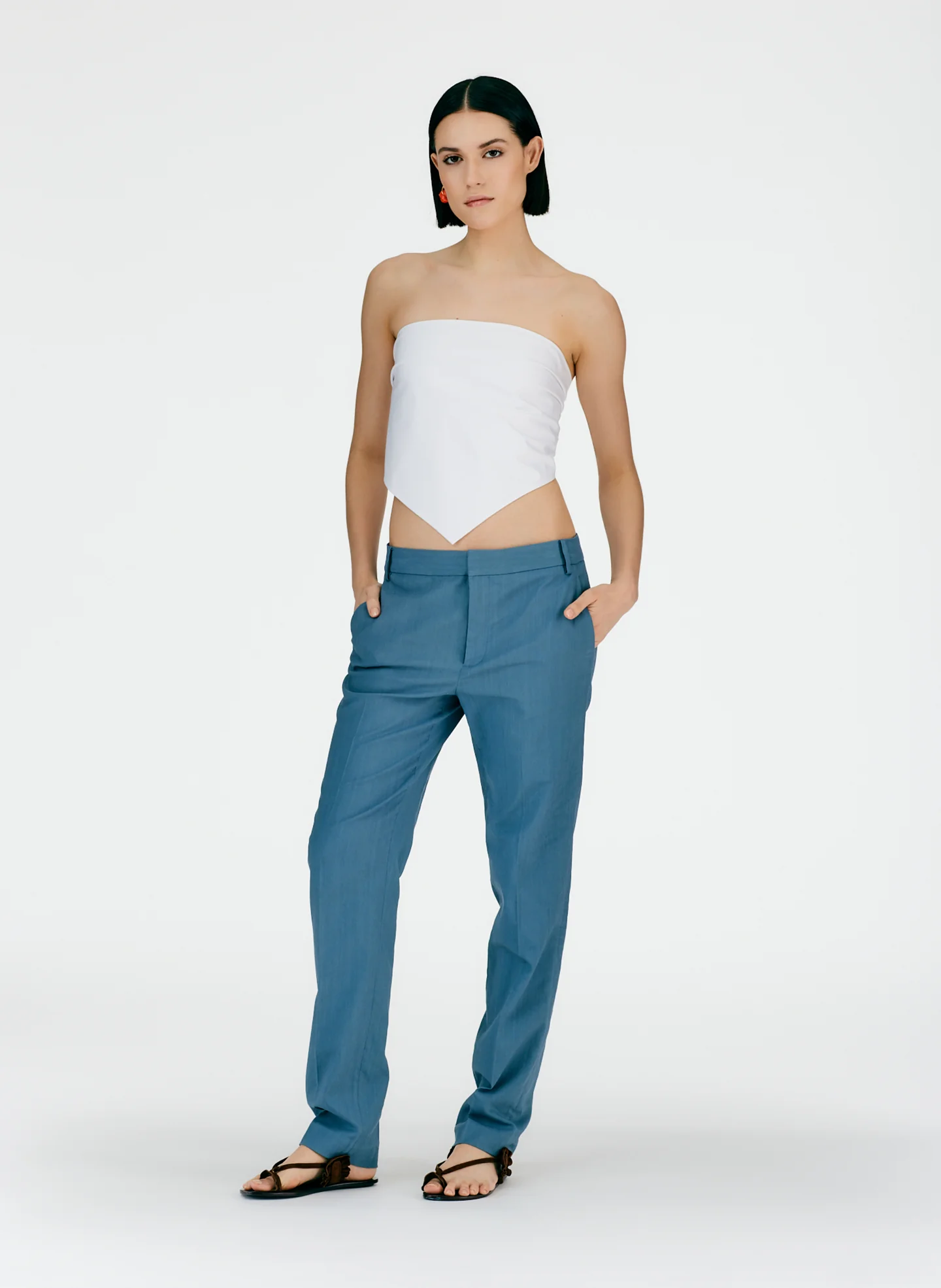 Eco Poplin Strapless Bandeau - Image 7