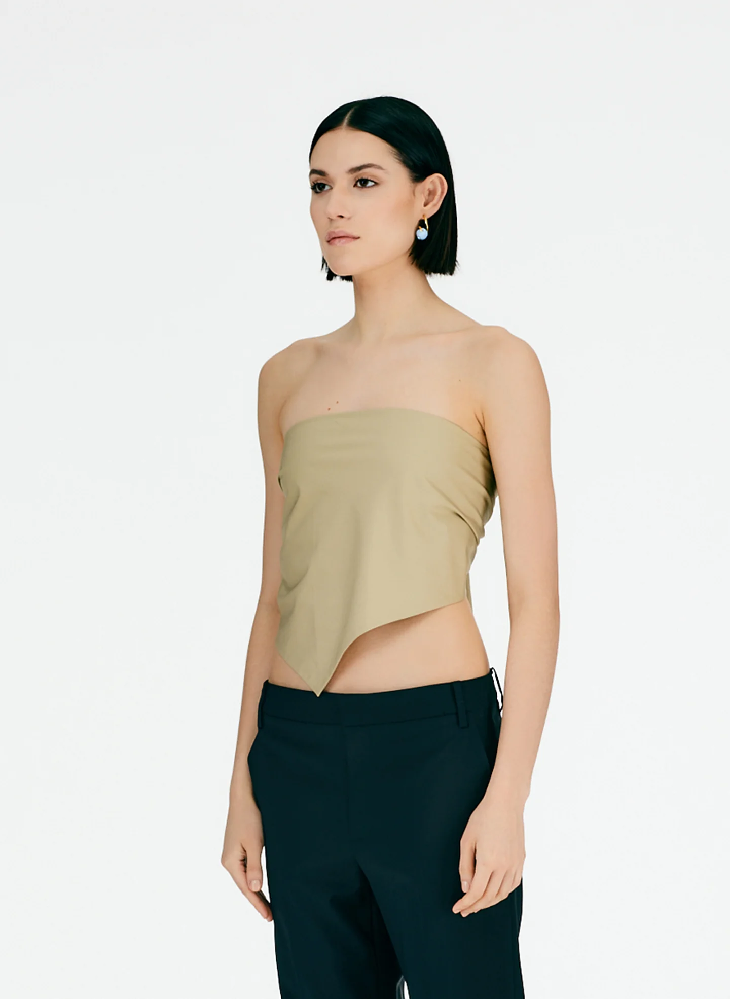 Eco Poplin Strapless Bandeau - Image 9