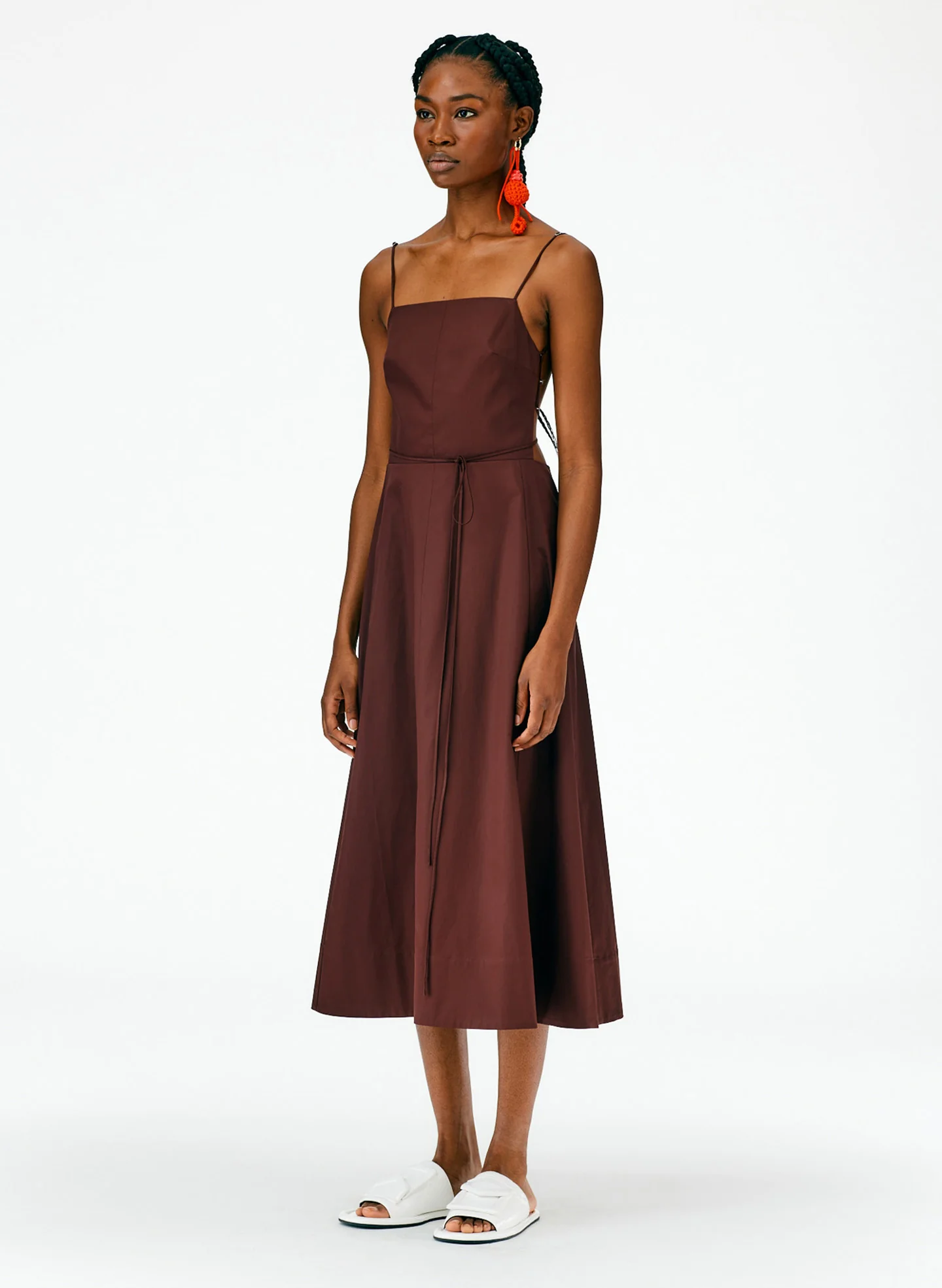 Eco Poplin Strappy Dress - Image 3