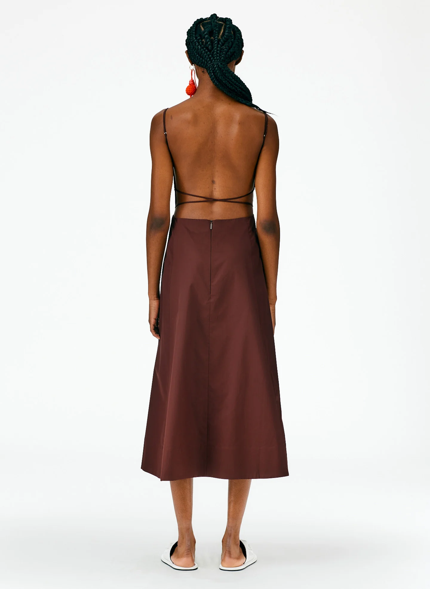 Eco Poplin Strappy Dress - Image 5