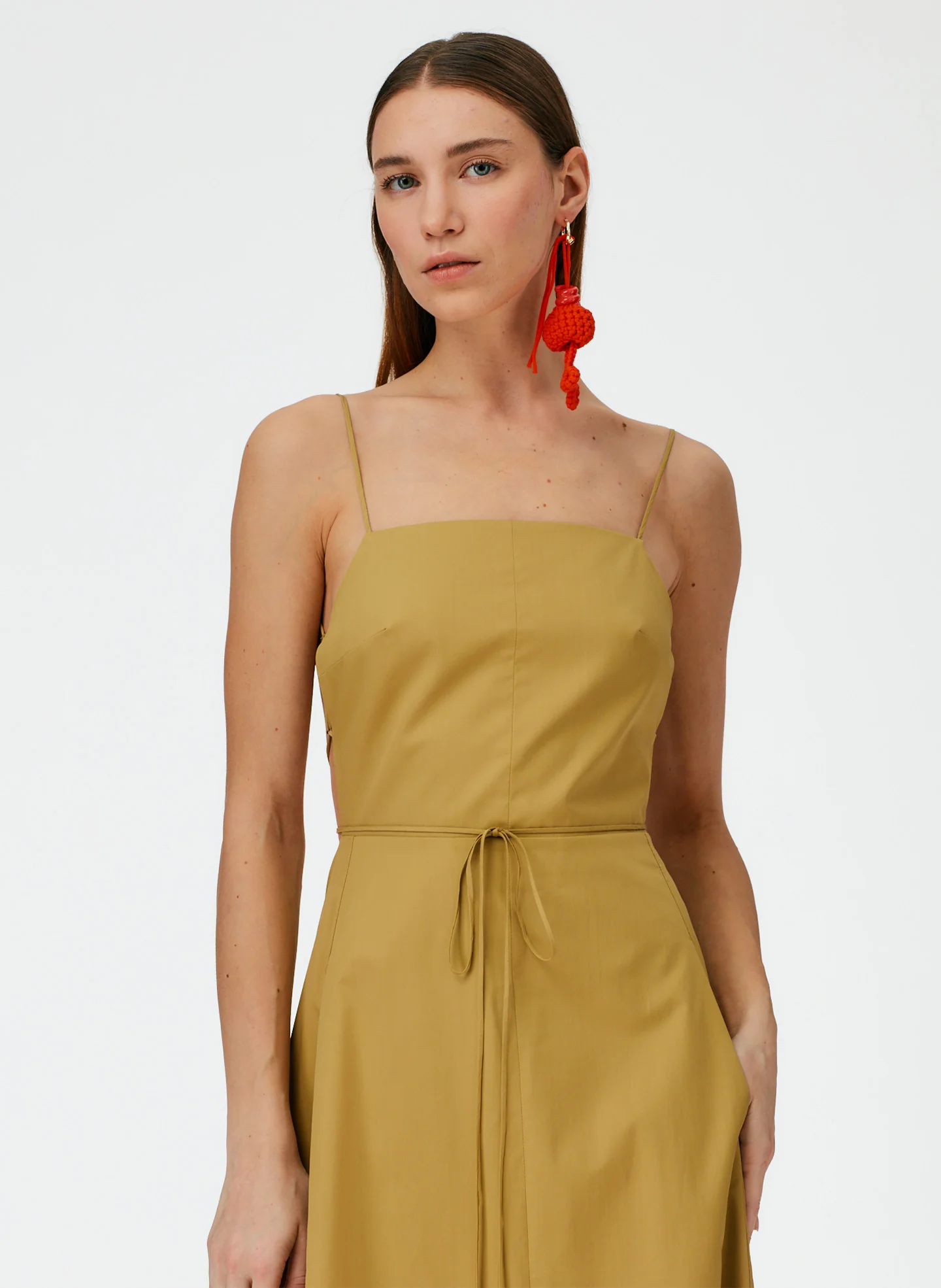 Eco Poplin Strappy Dress - Image 6