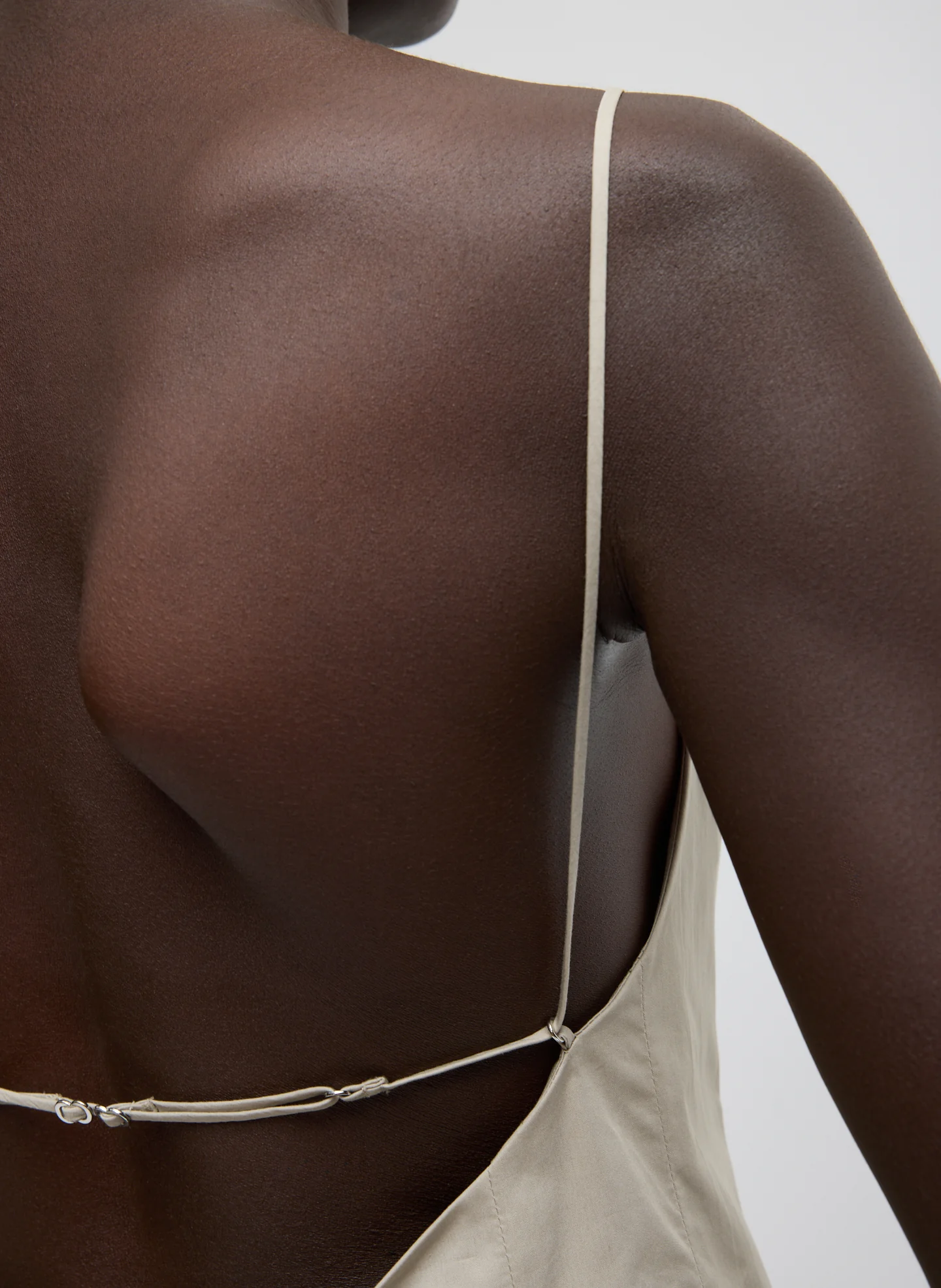 Eco Poplin Strappy Open Back Top - Image 7