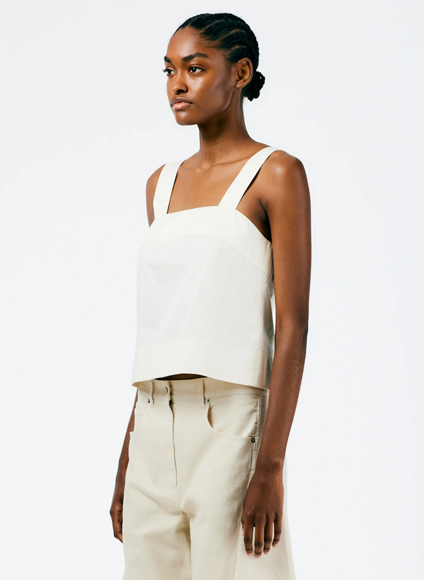Eco Poplin Strappy Top - Image 2
