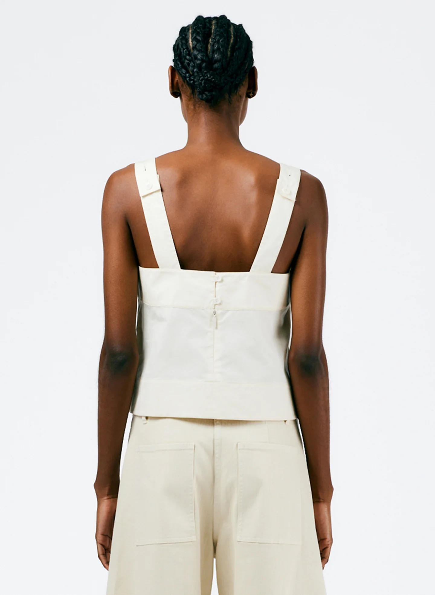 Eco Poplin Strappy Top - Image 3