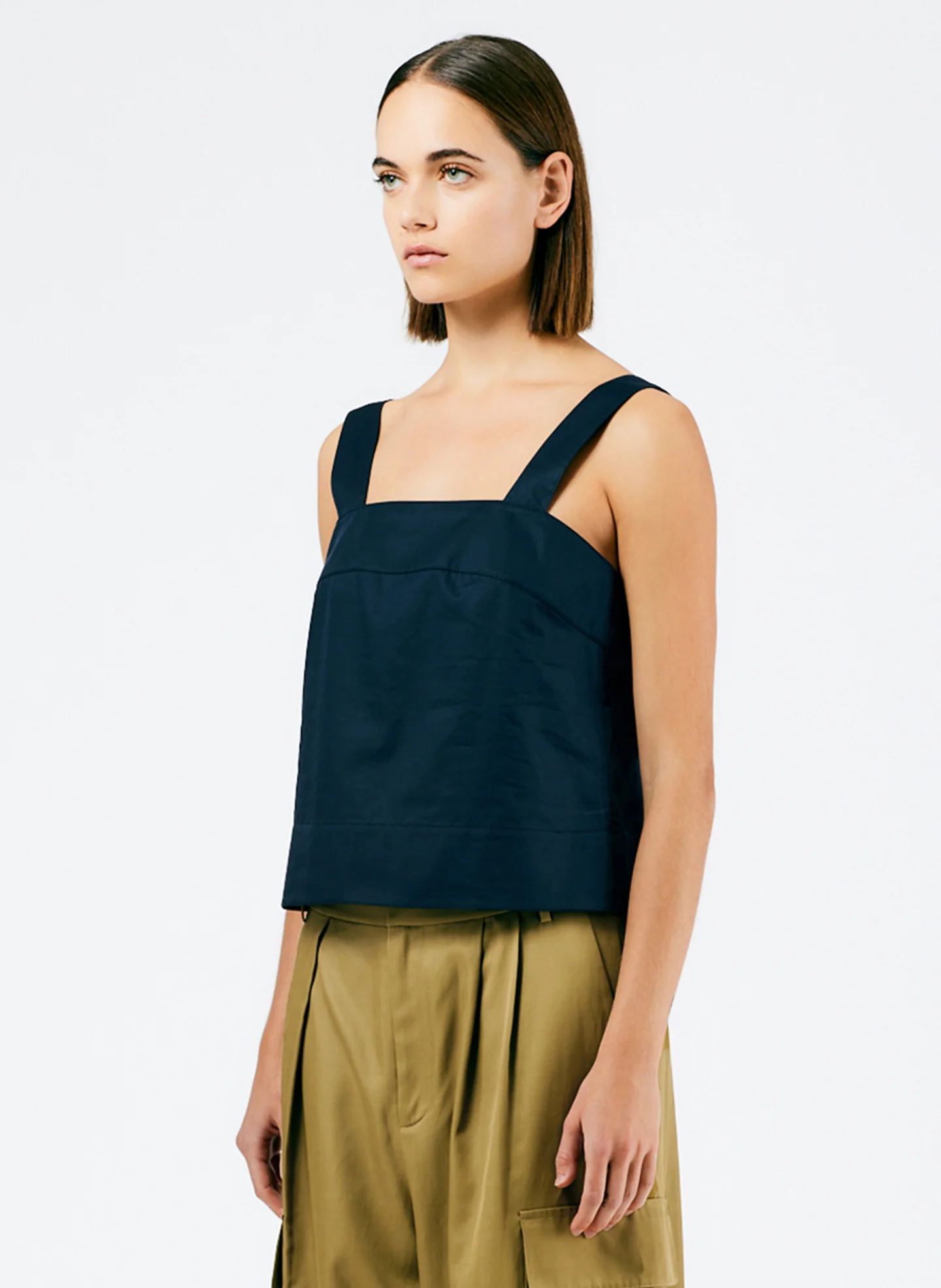Eco Poplin Strappy Top - Image 2