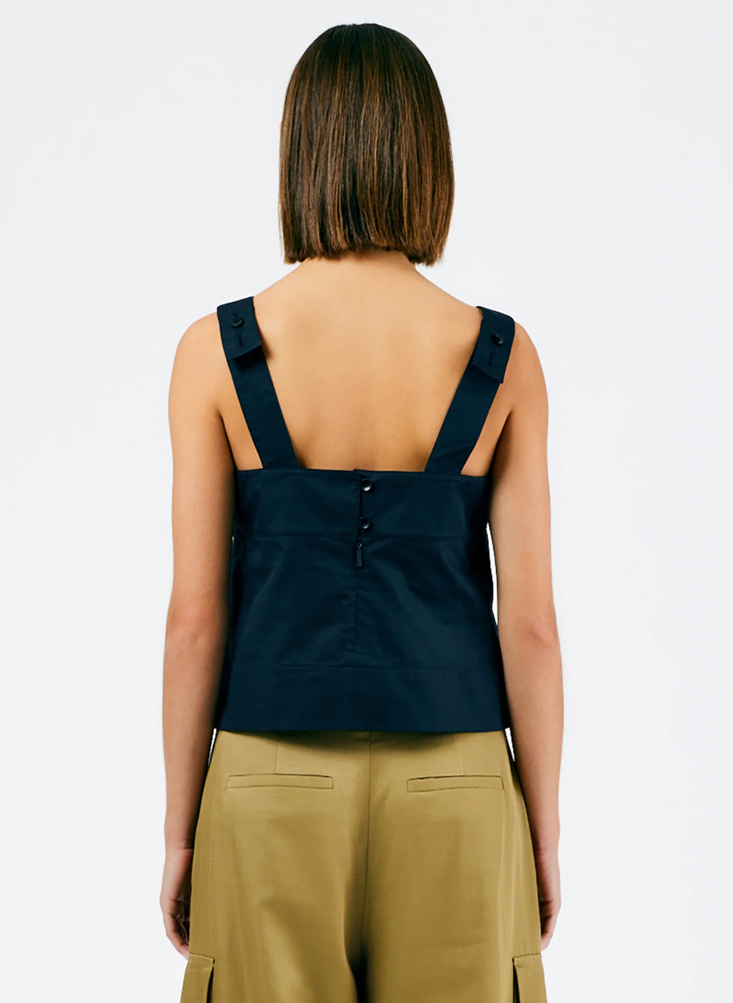Eco Poplin Strappy Top - Image 3