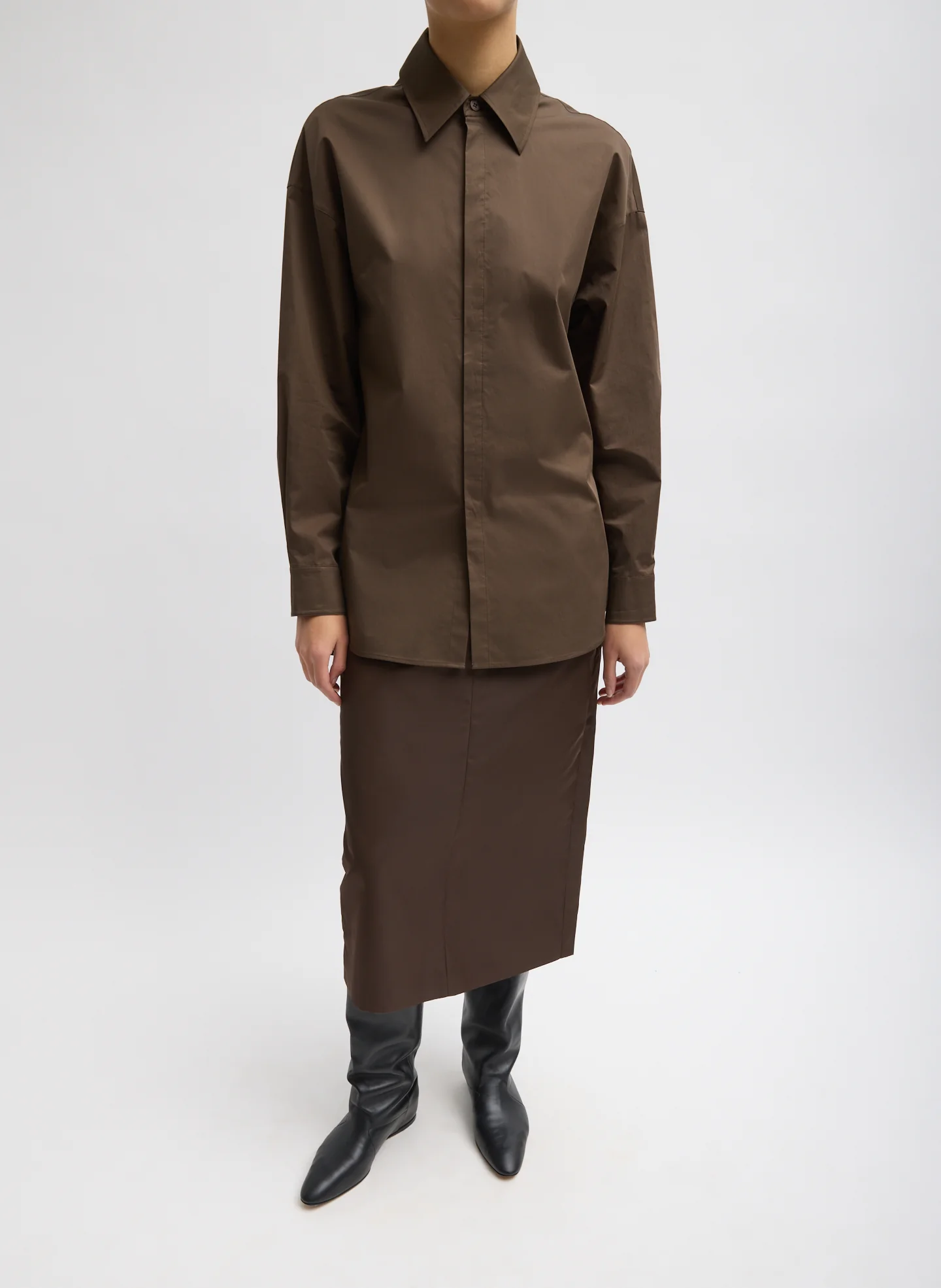 Eco Poplin Tailored Shirt - Image 3