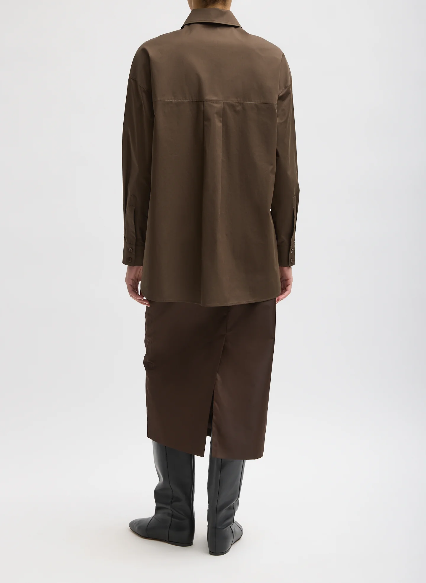 Eco Poplin Tailored Shirt - Image 5