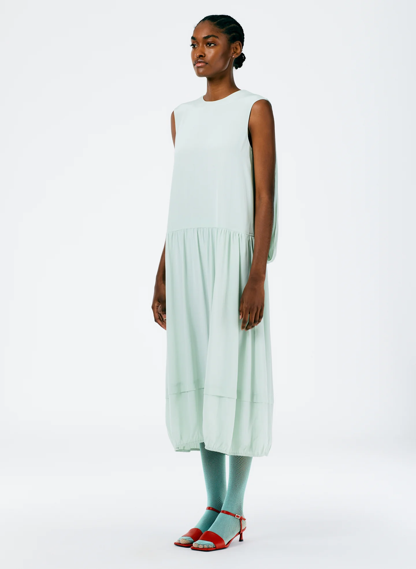 Eco Silk Cape Dress - Image 3